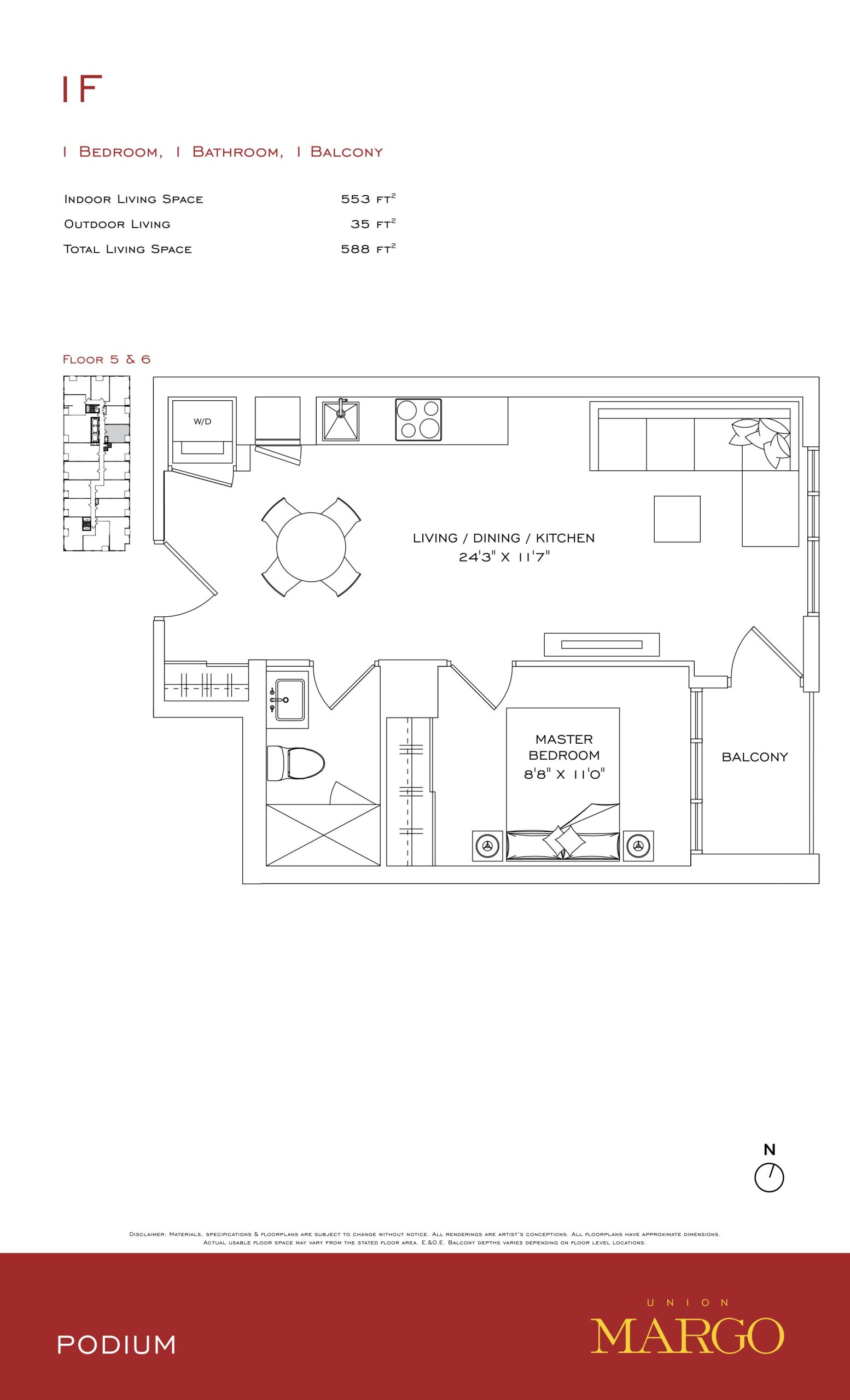 1F floor plan