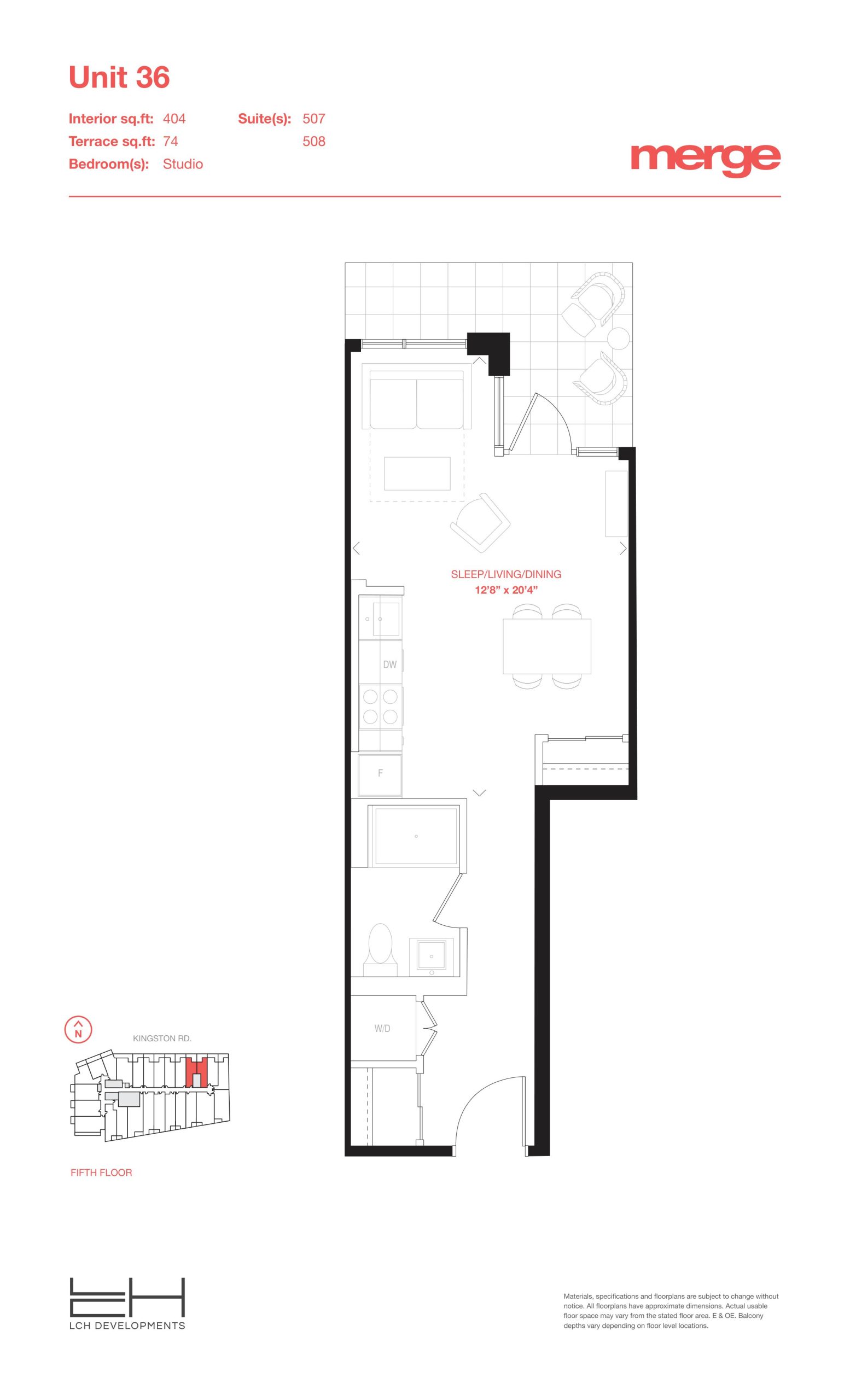 Unit 36 - Tower floor plan