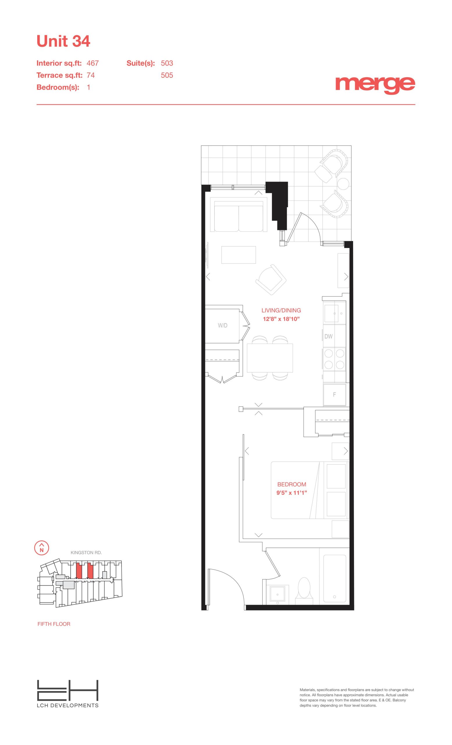 Unit 34 - Tower floor plan