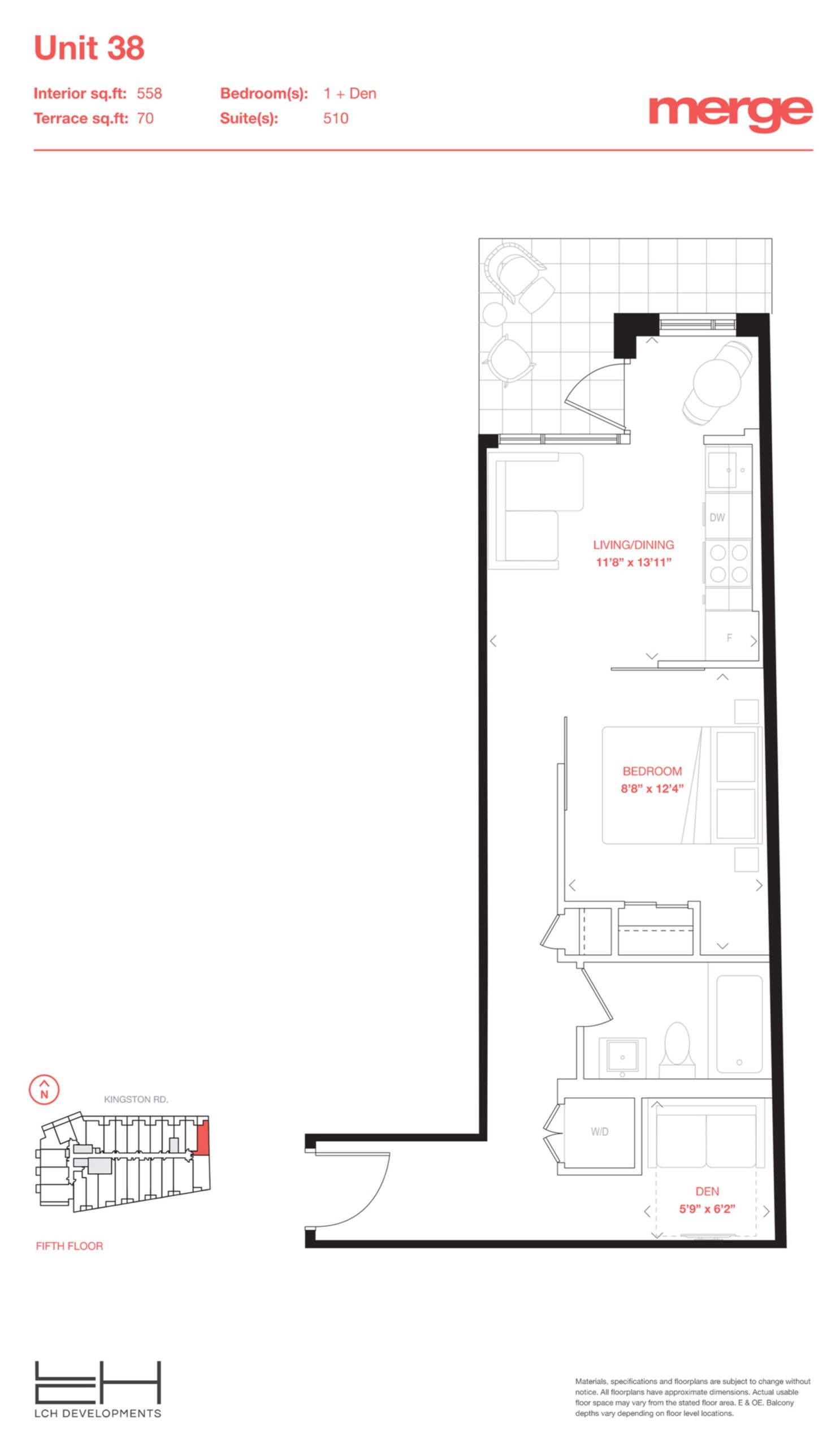 Unit 38 - Tower floor plan