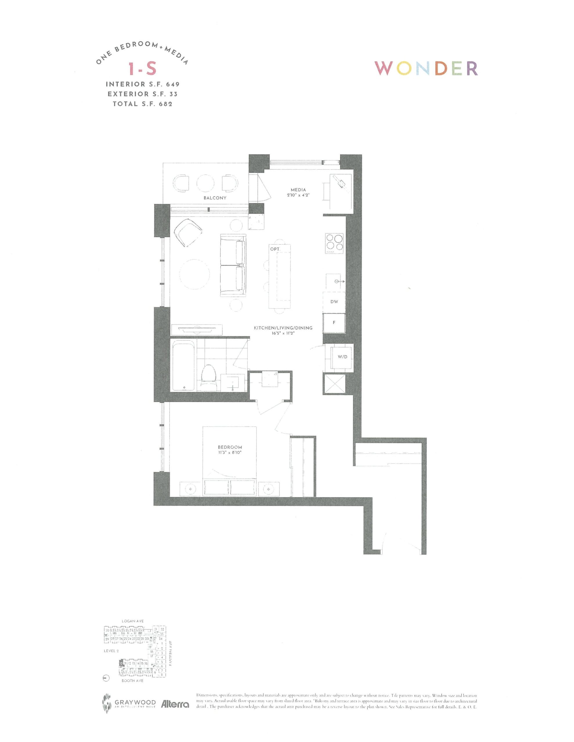 1A floor plan
