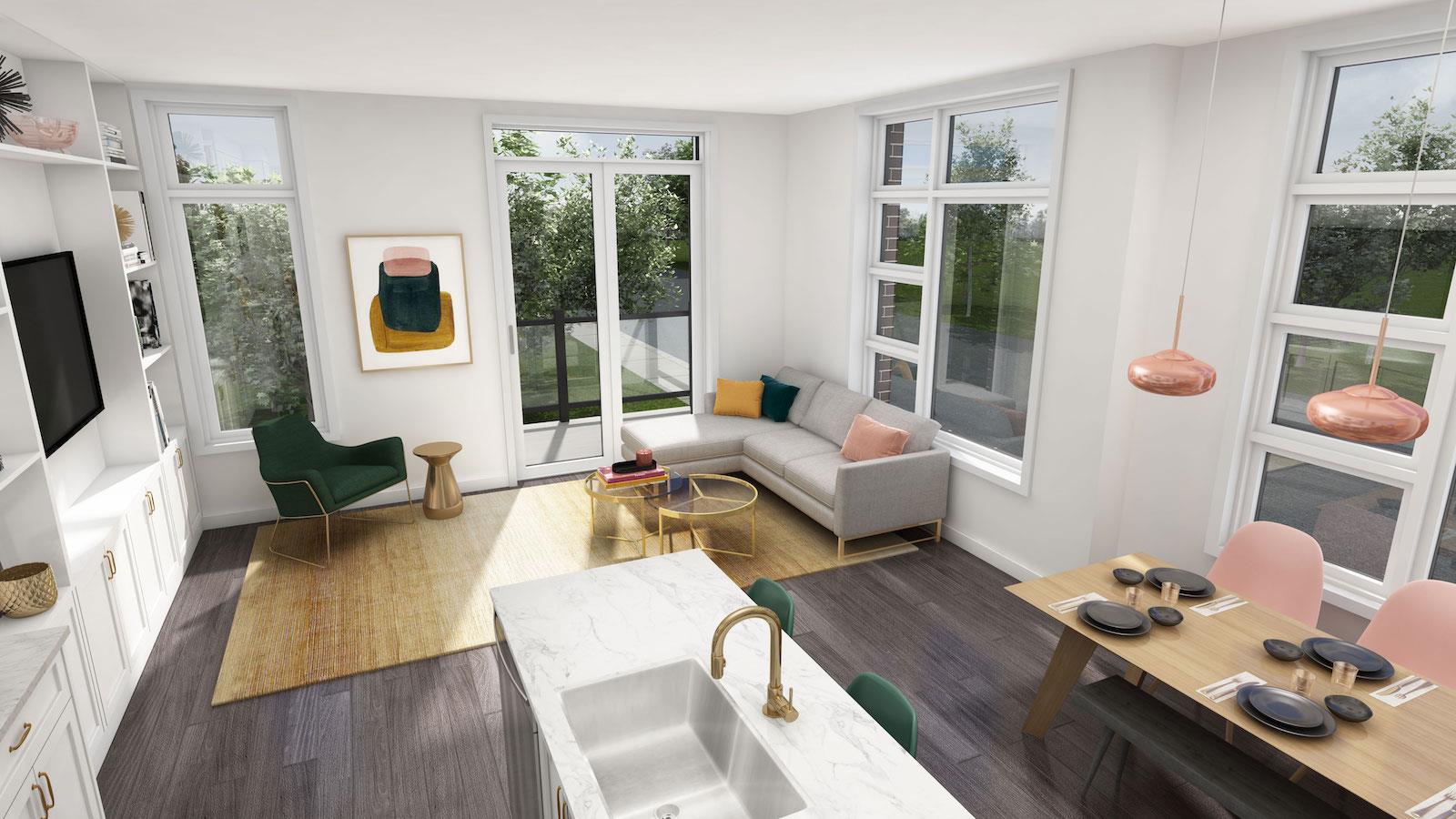 NuTowns in Pickering — rendering 7