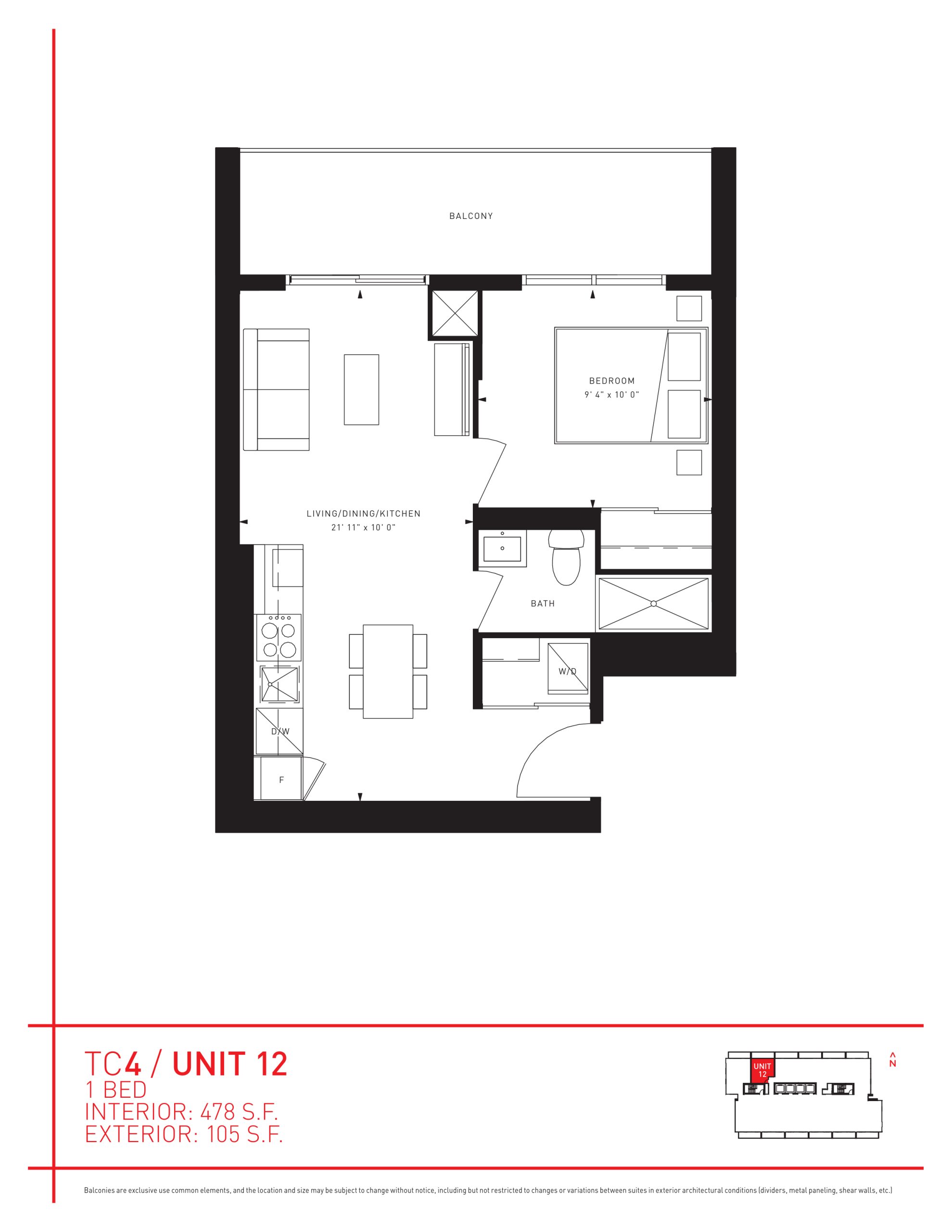 Unit 12 floor plan