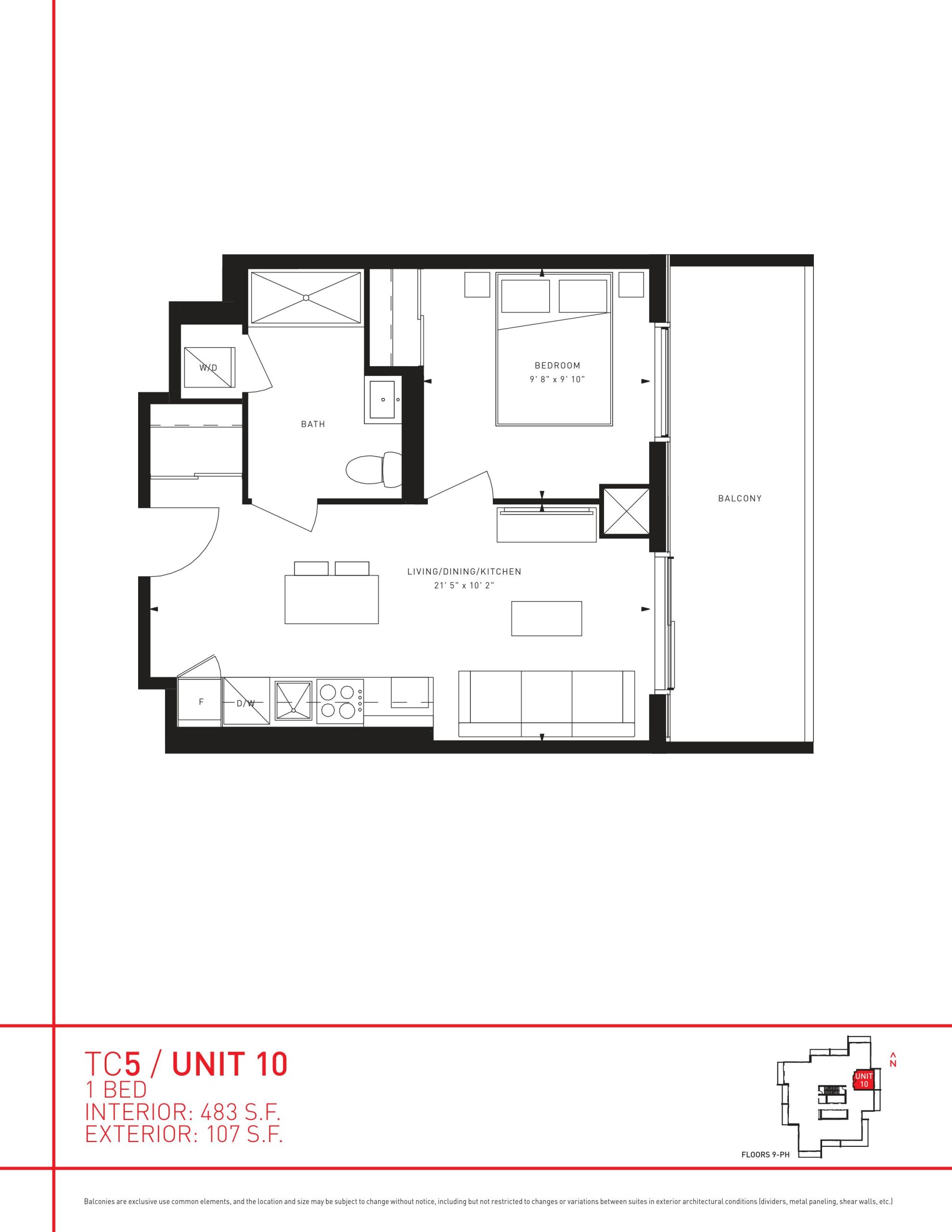 Unit 10 floor plan