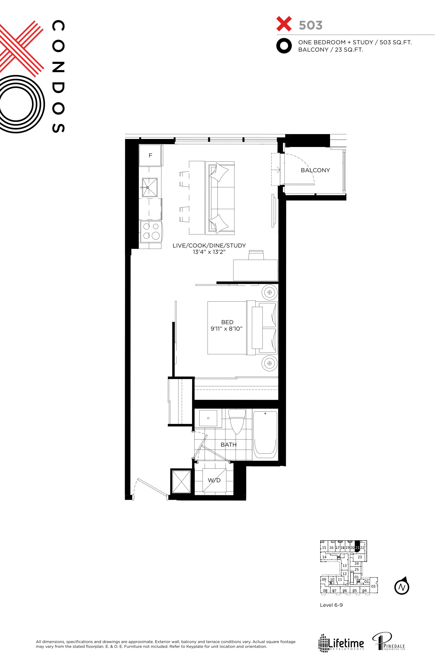 X503 floor plan