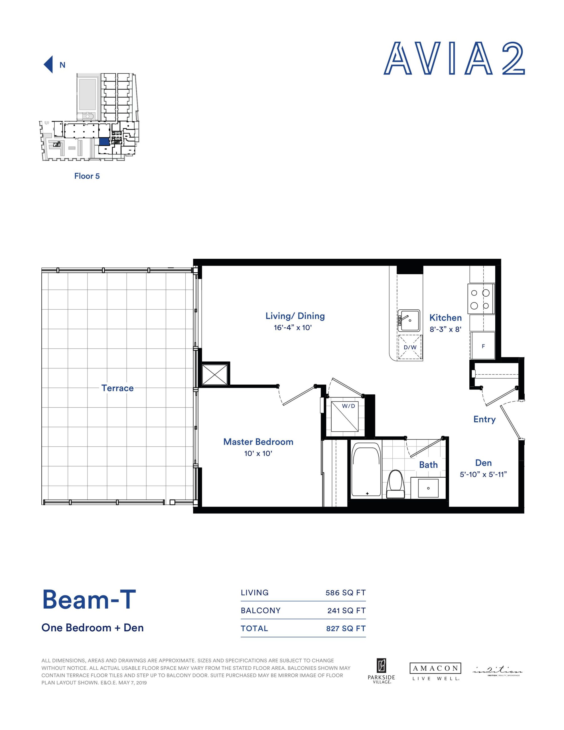 Beam-T floor plan