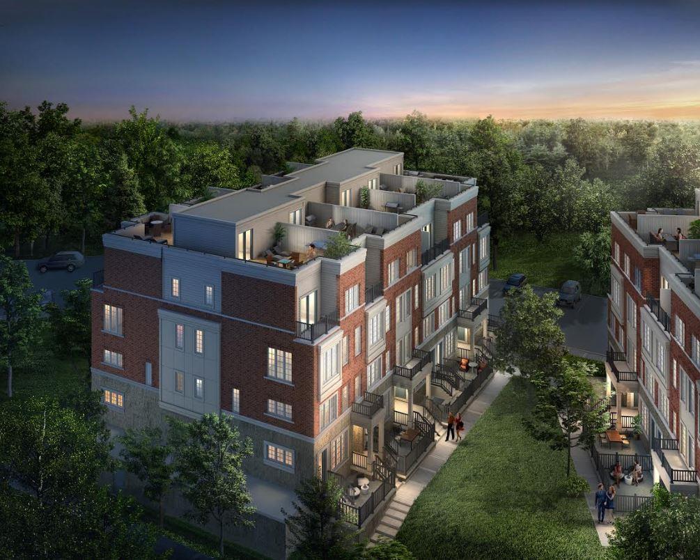 Block 55 Townhomes in Oakville — rendering 2