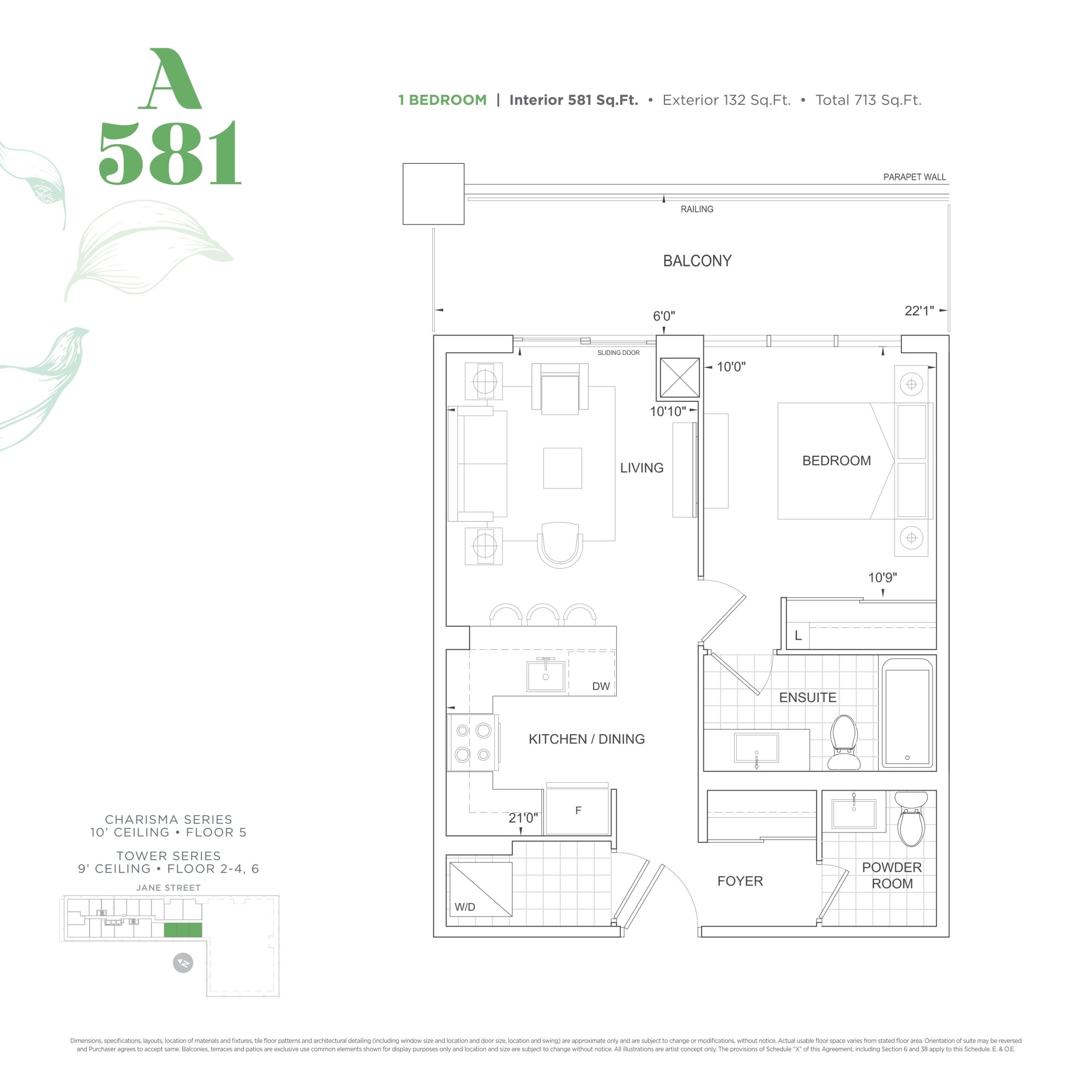 A581 floor plan