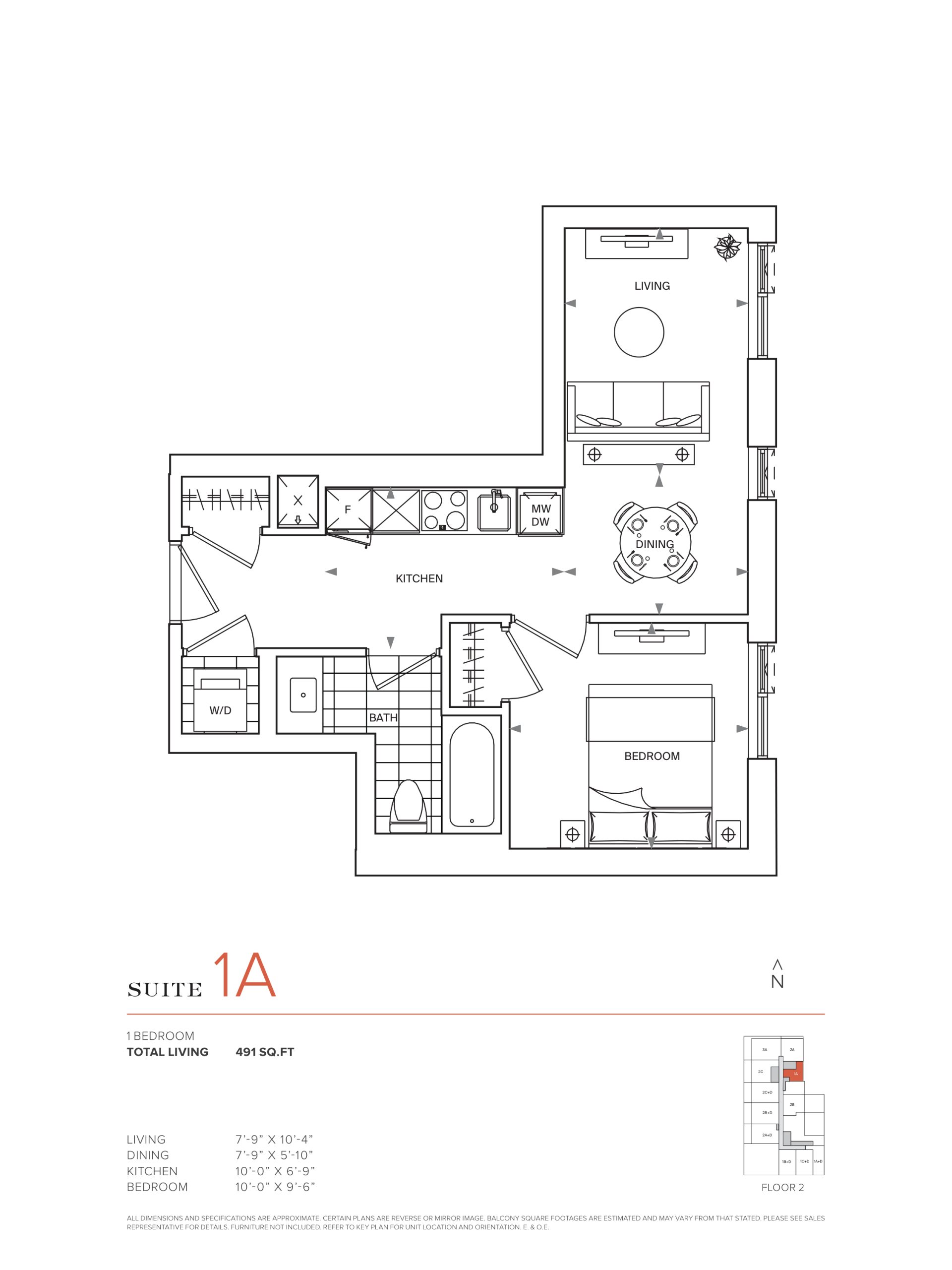 Suite 1A floor plan
