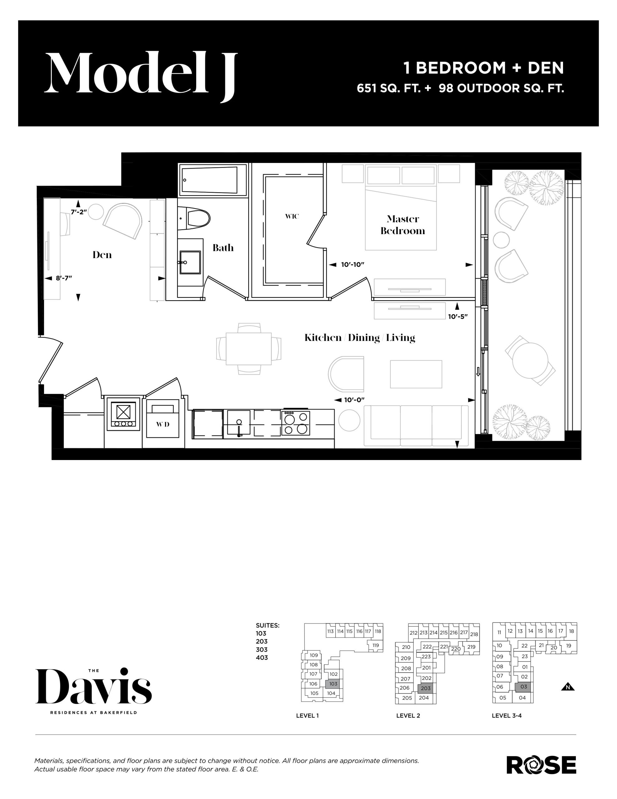 Model J floor plan