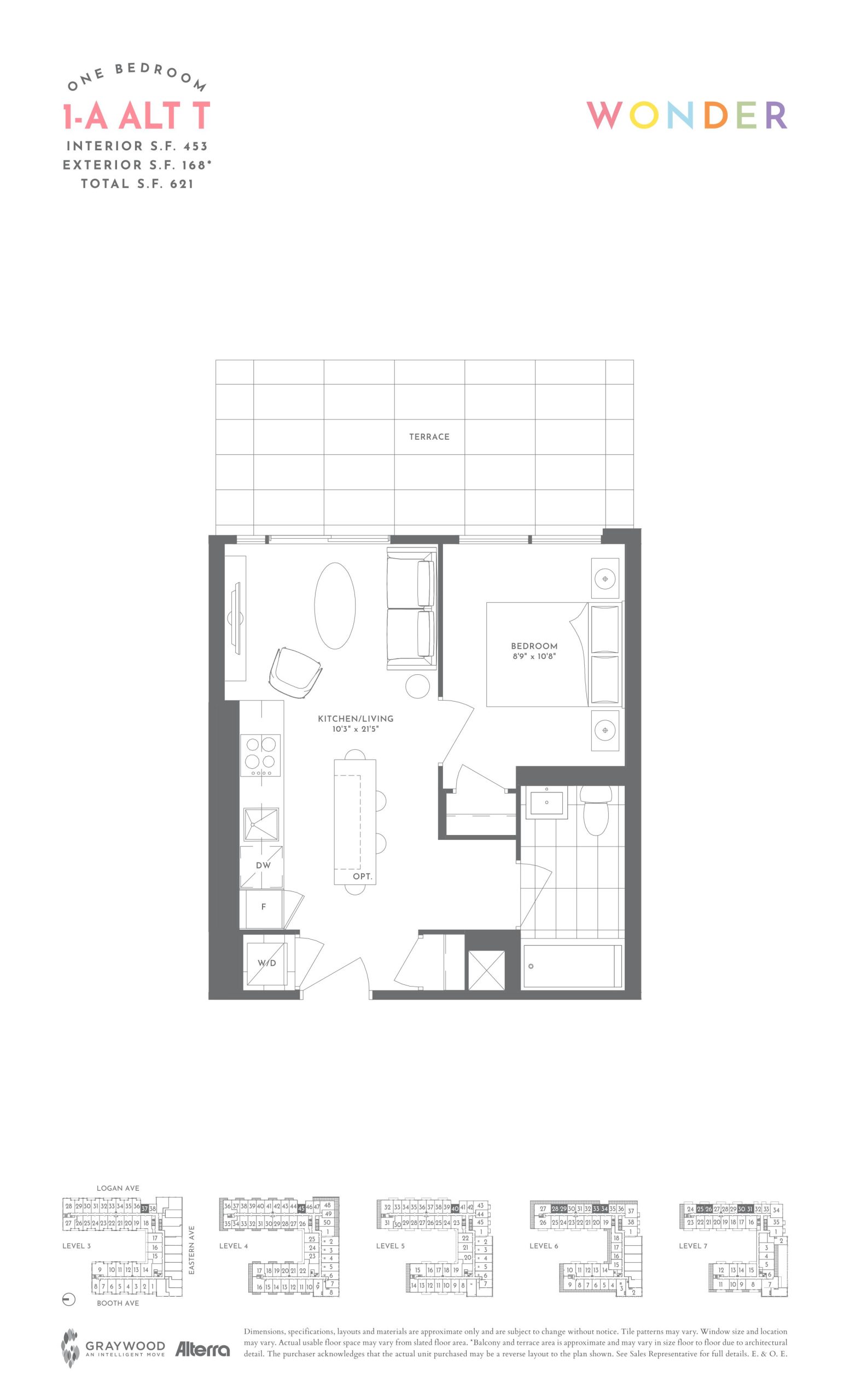 1-A Alt T floor plan
