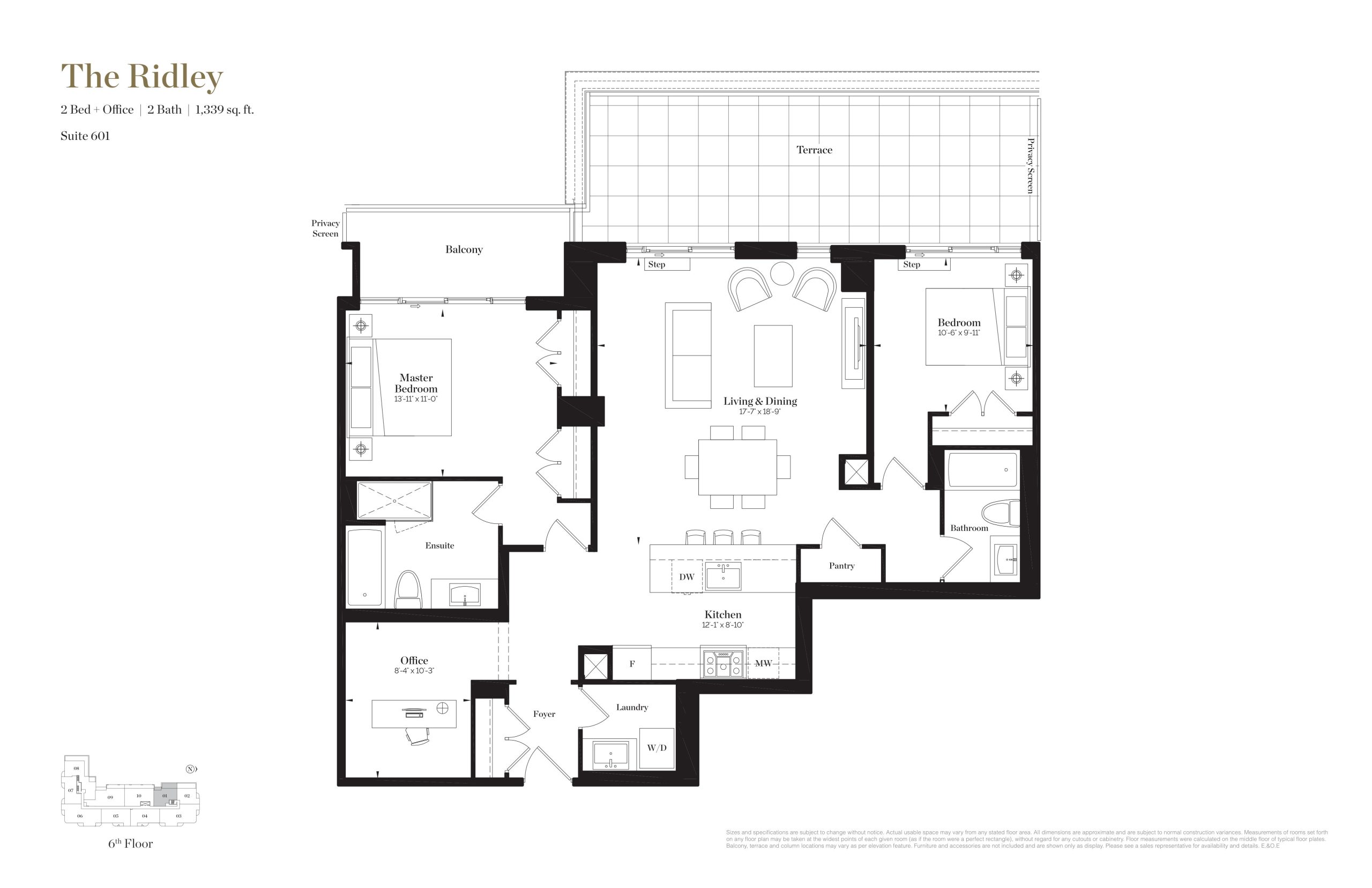 The Ridley floor plan