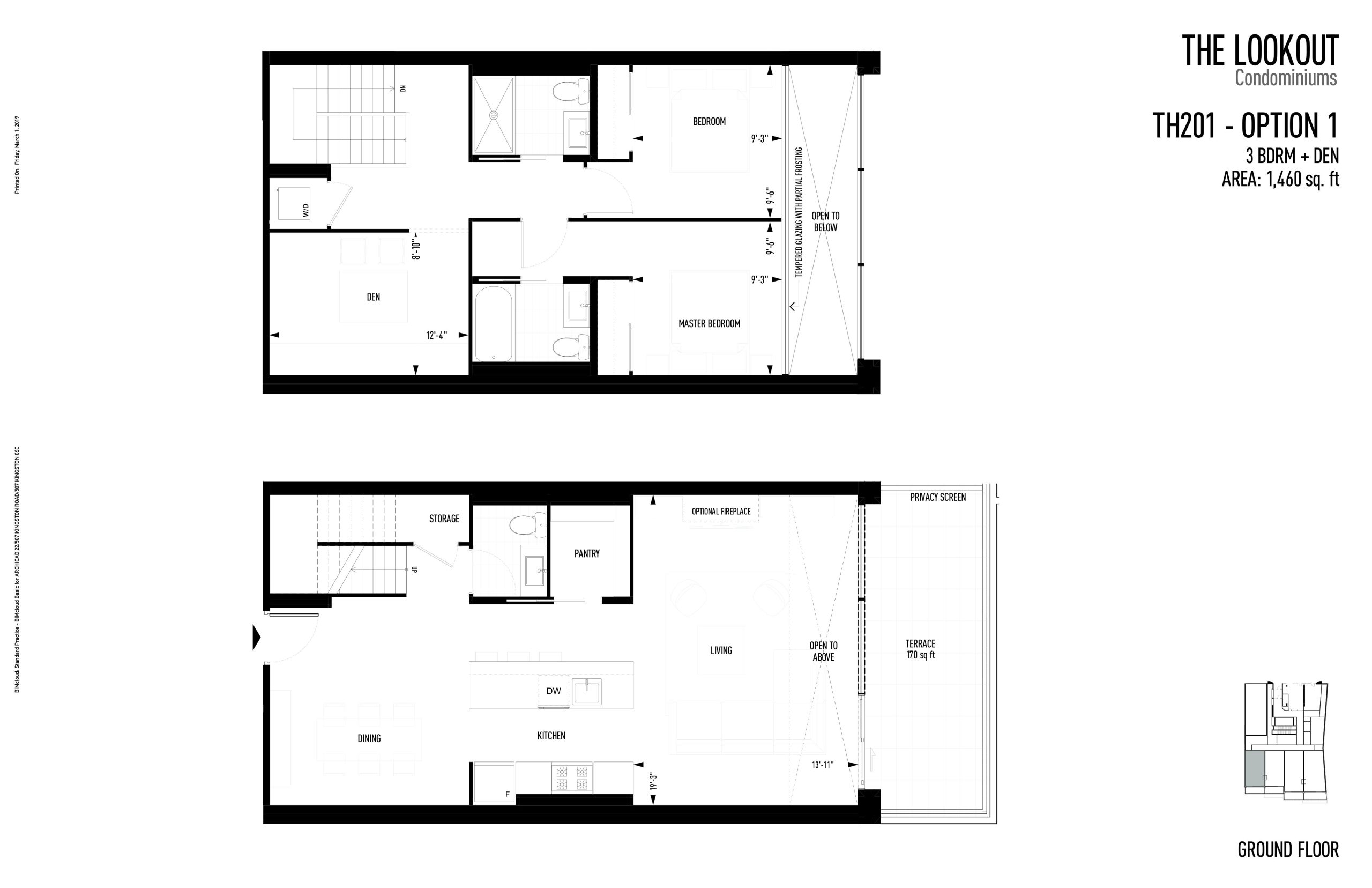 TH201 - Option 1 floor plan