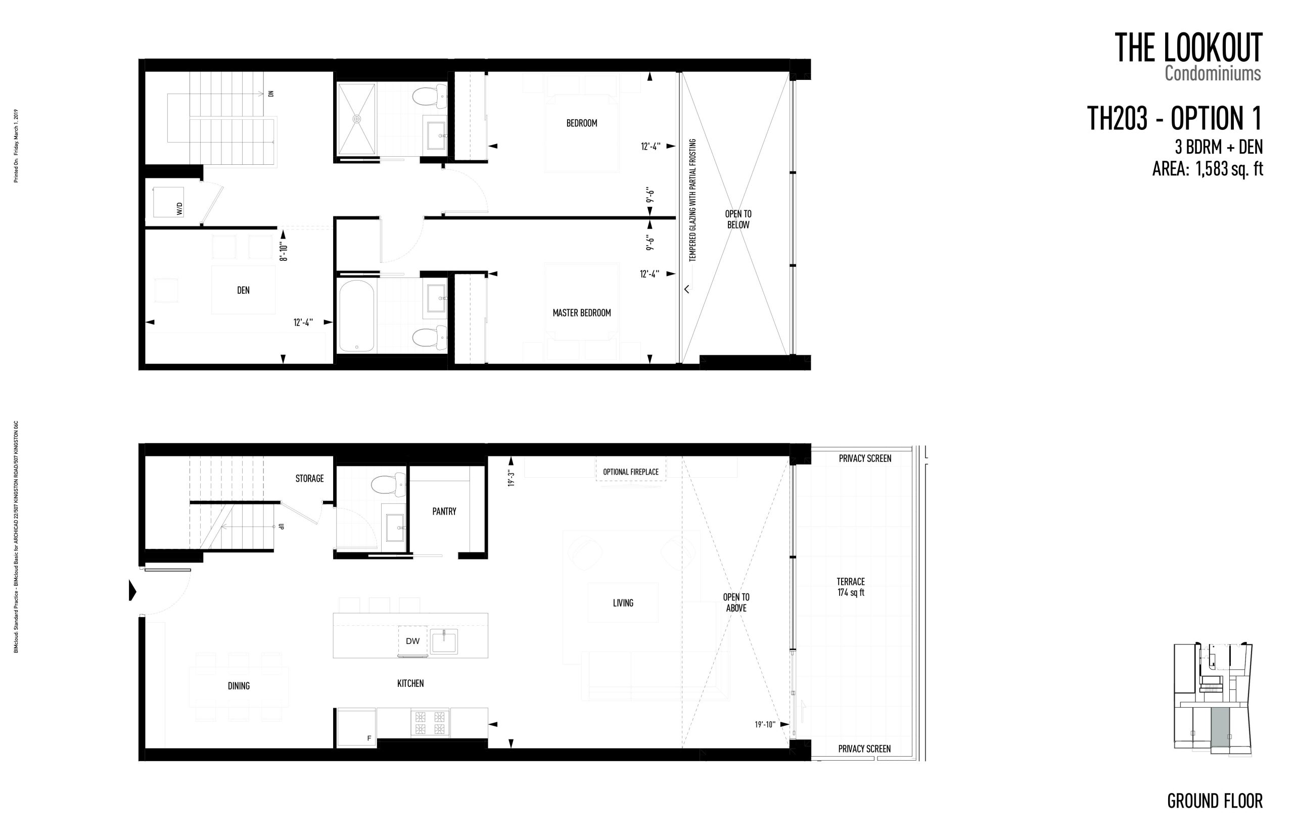 TH203 - Option 1 floor plan