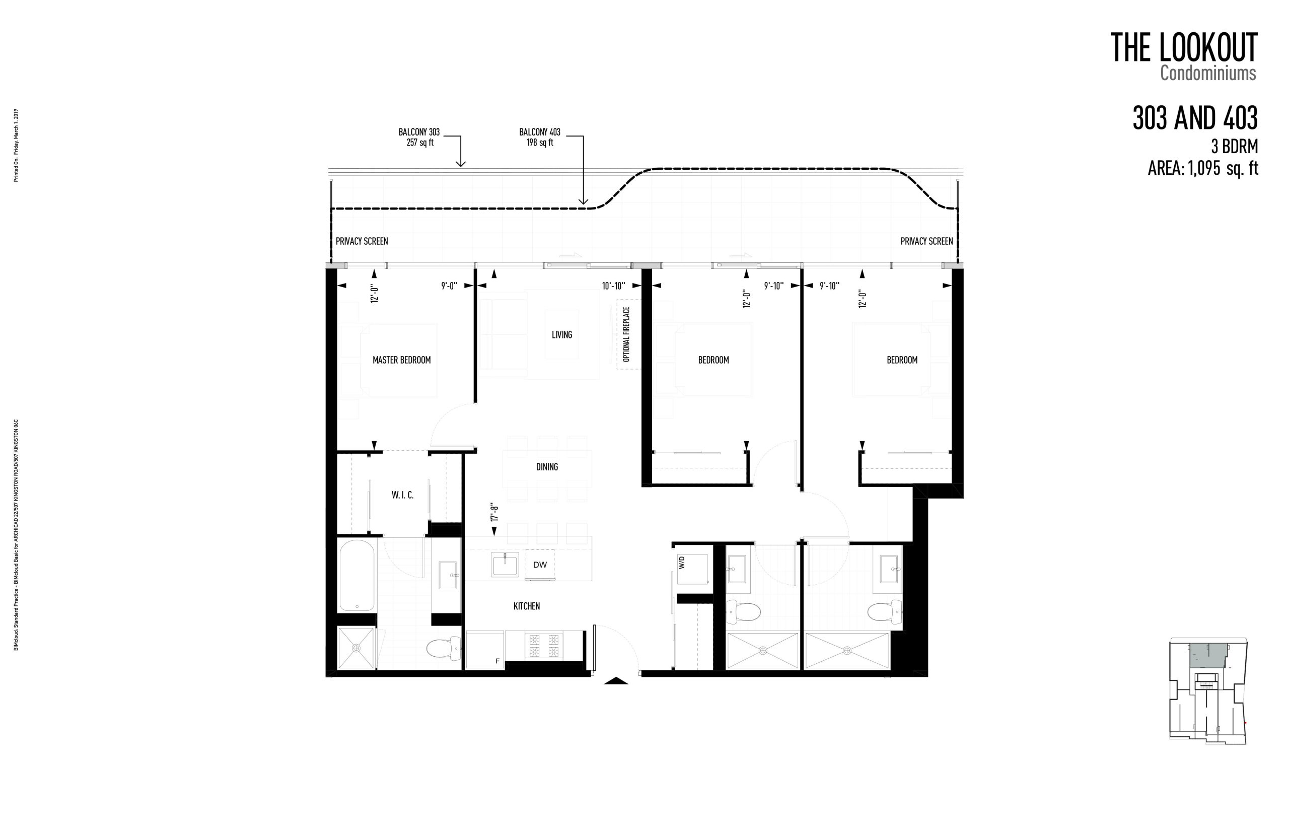 303 / 403 floor plan