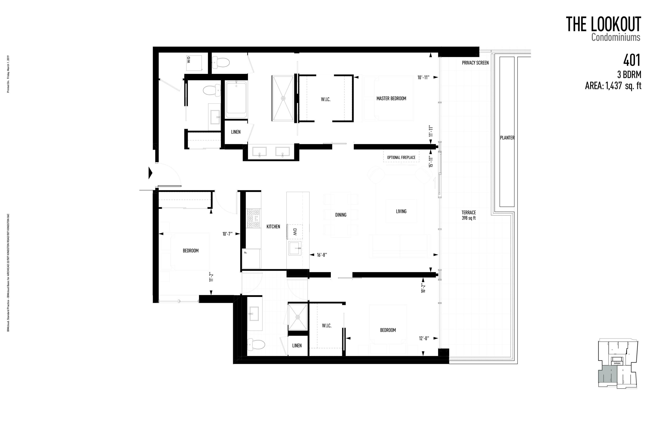 401 floor plan