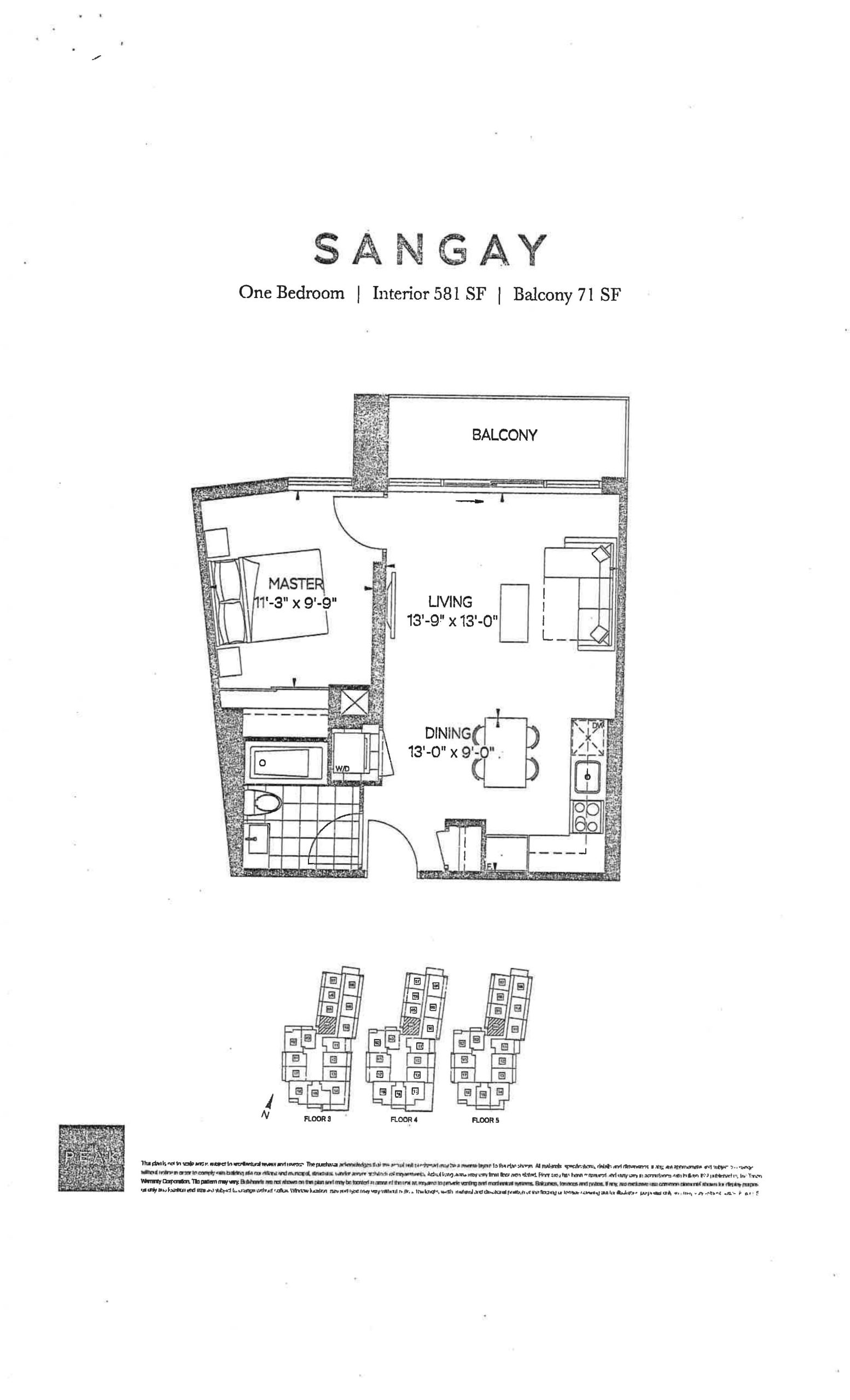 Sangay floor plan