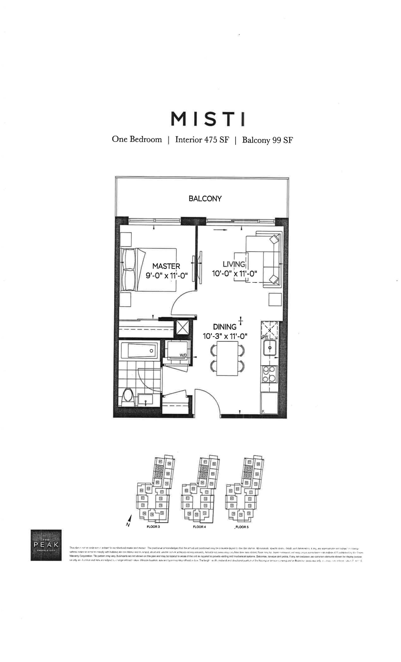 Misti floor plan