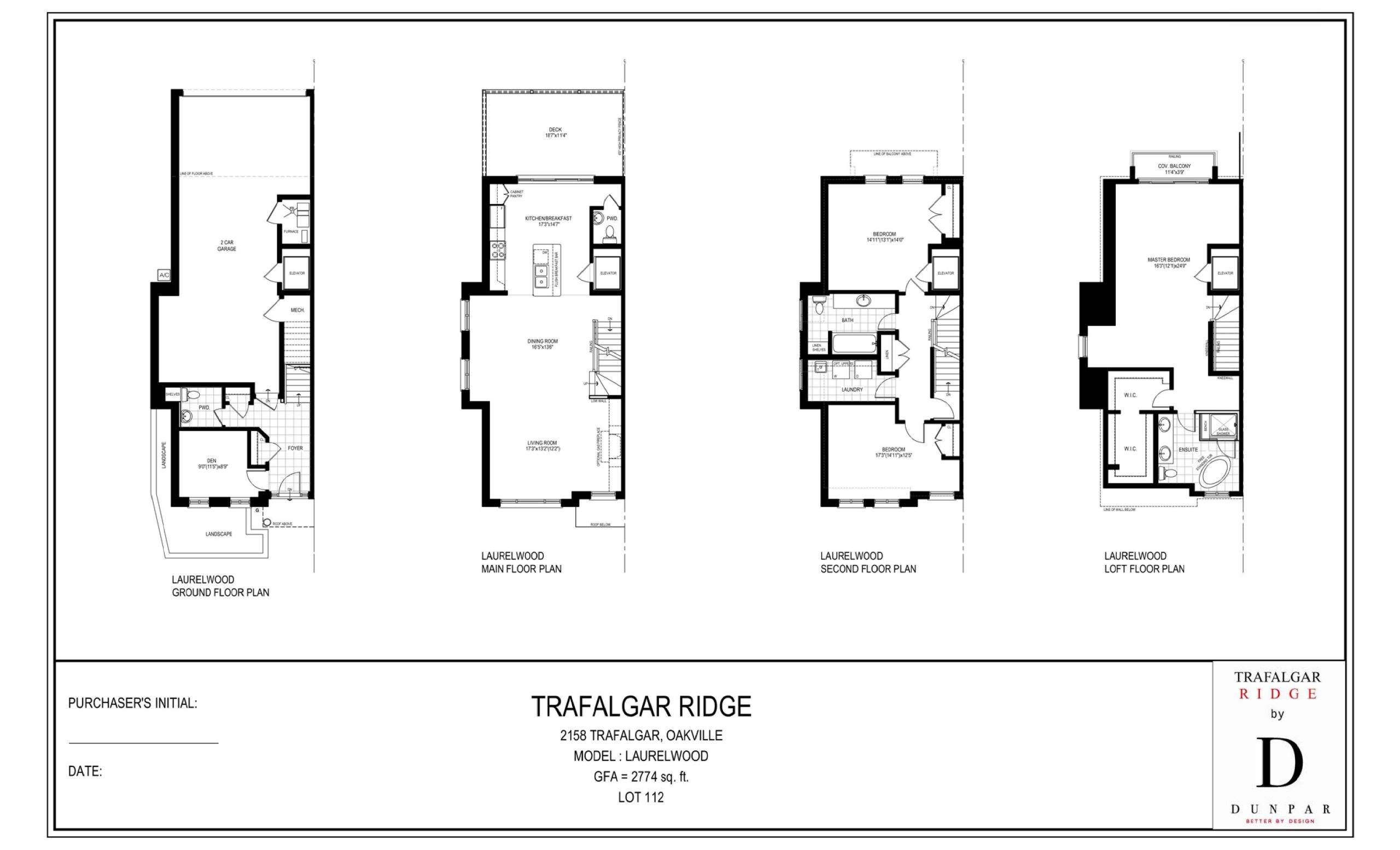 Laurelwood floor plan