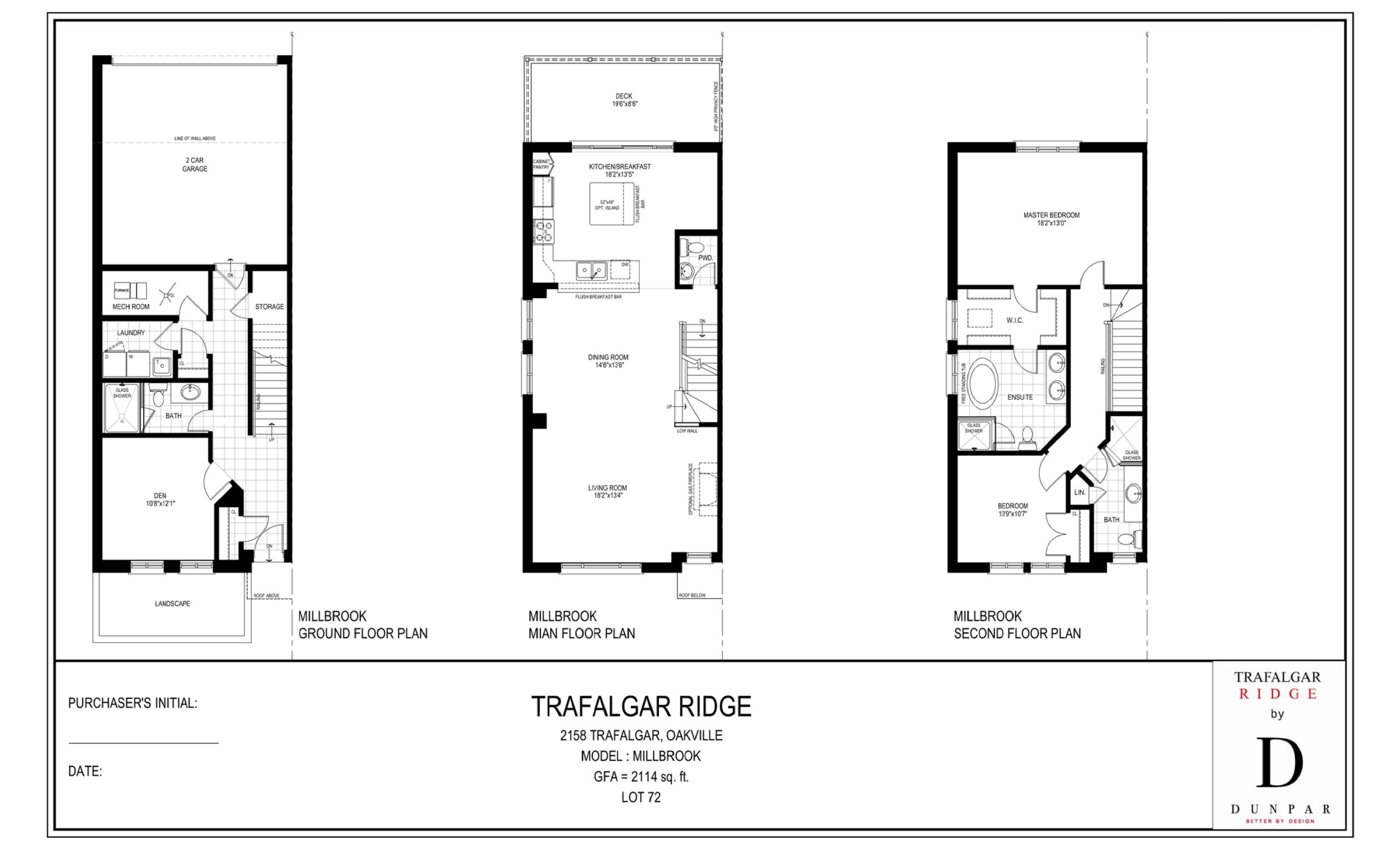 Millbrook floor plan