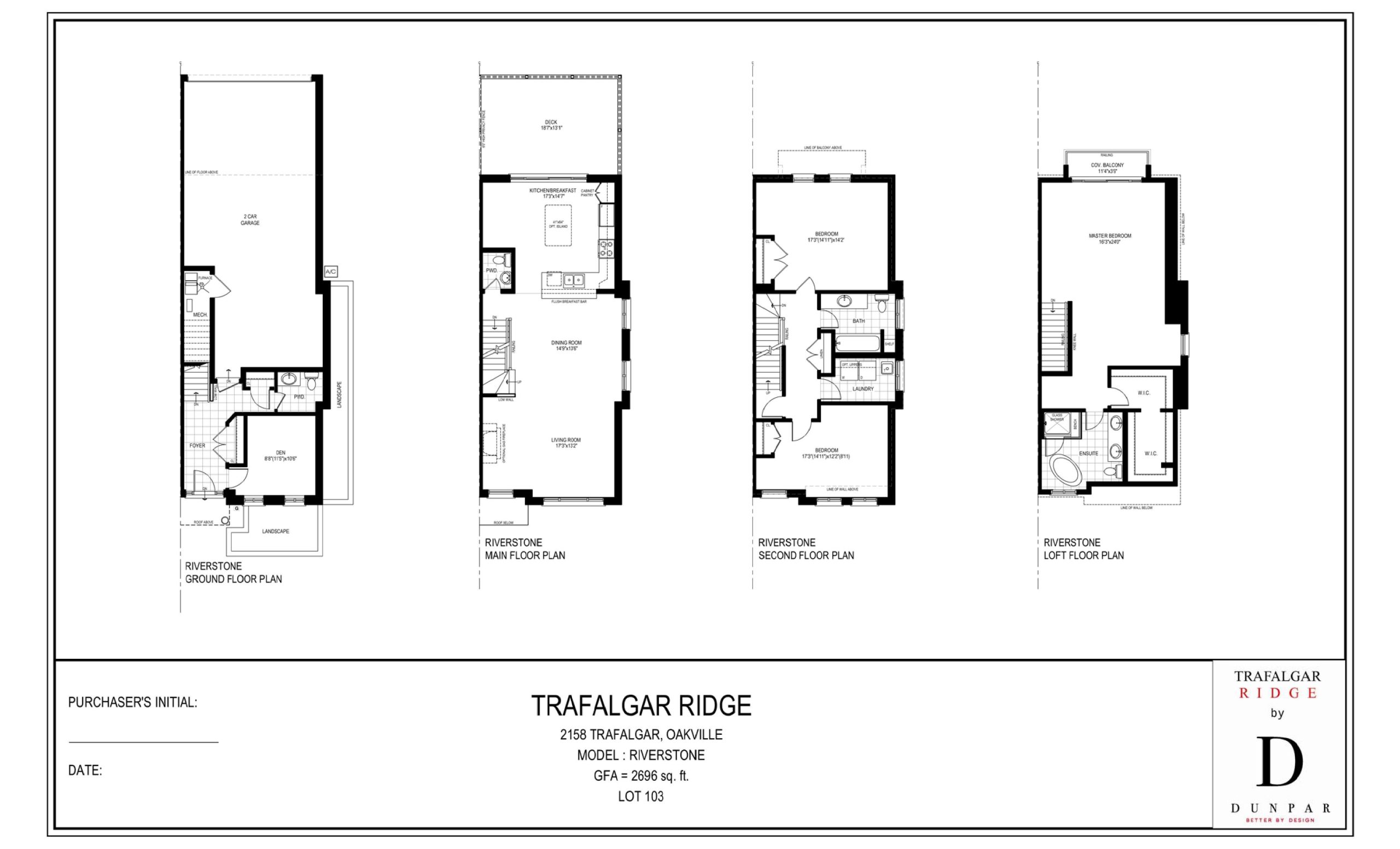 Riverstone floor plan