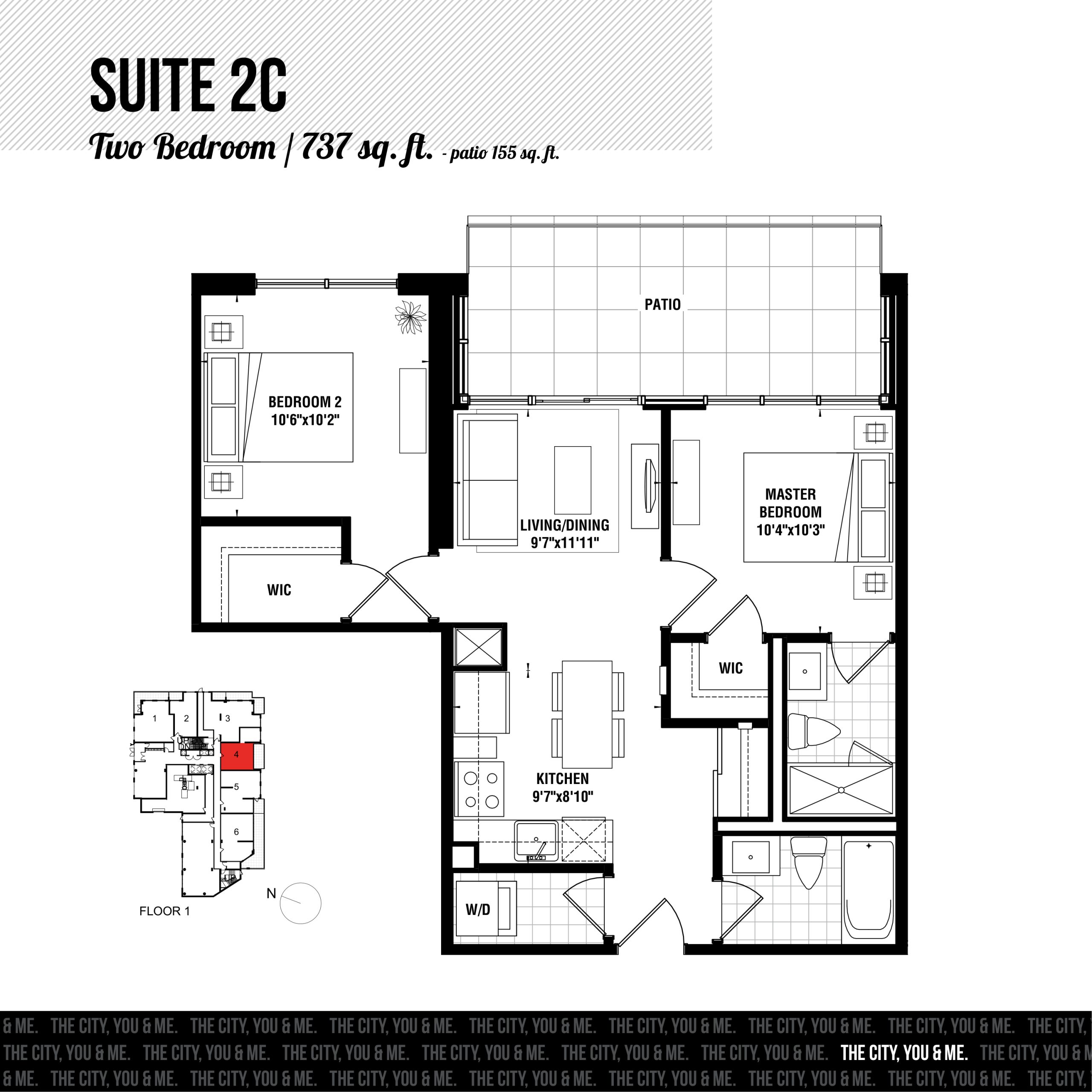 Suite 2C floor plan