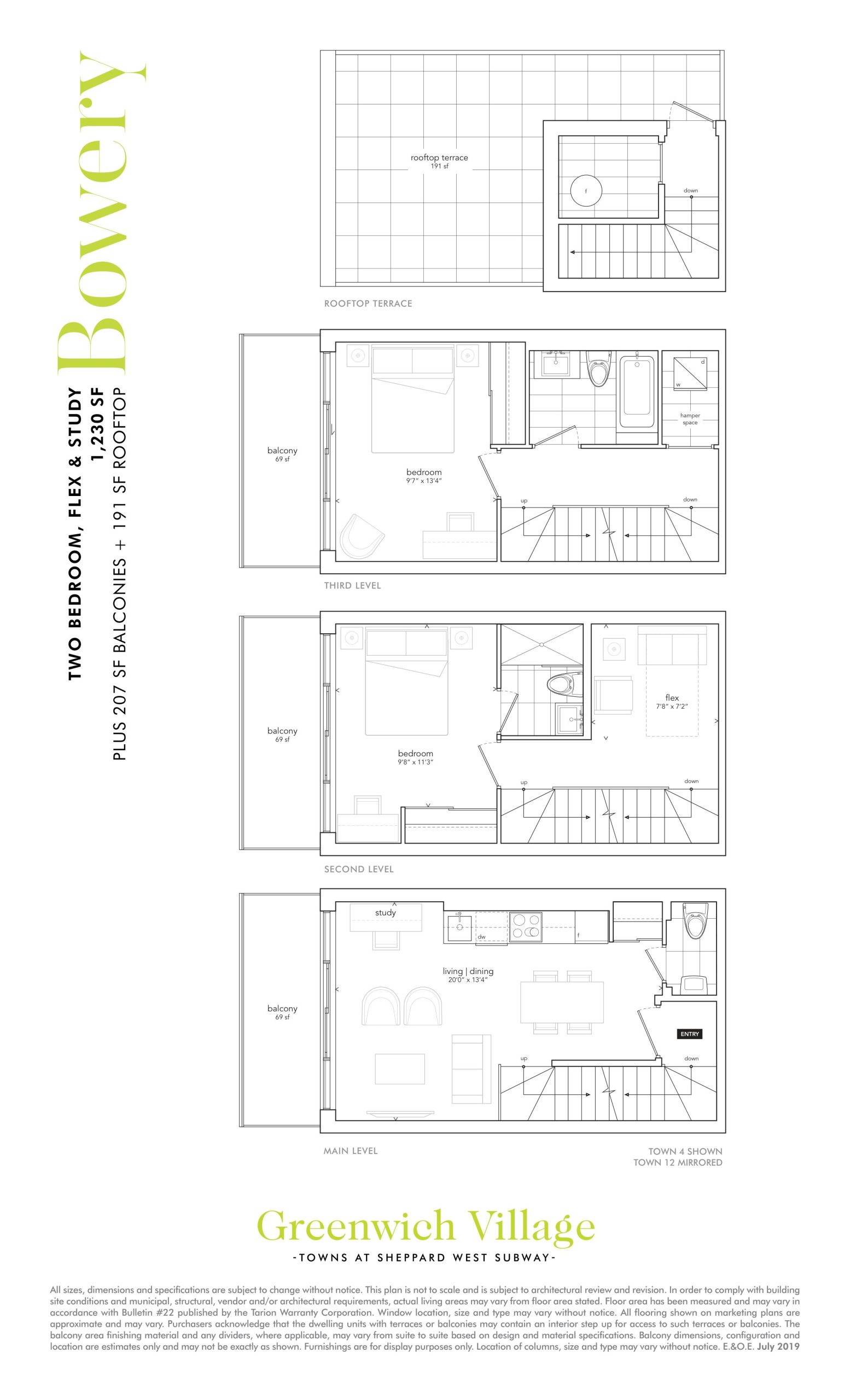 Bowery floor plan