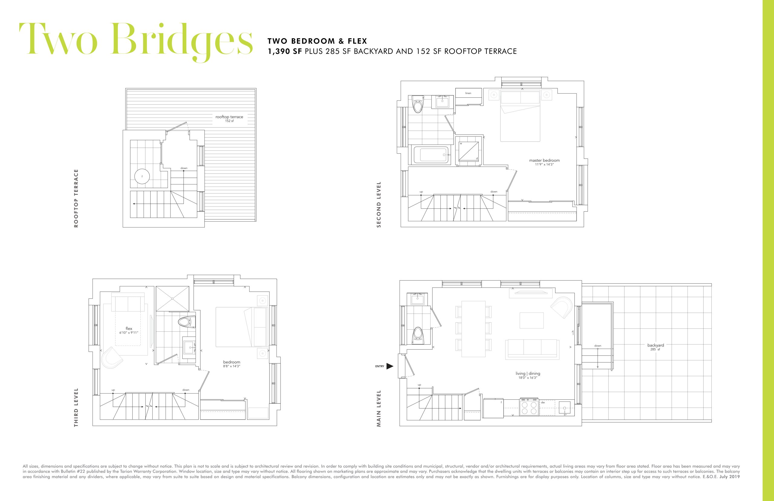 Two Bridges floor plan
