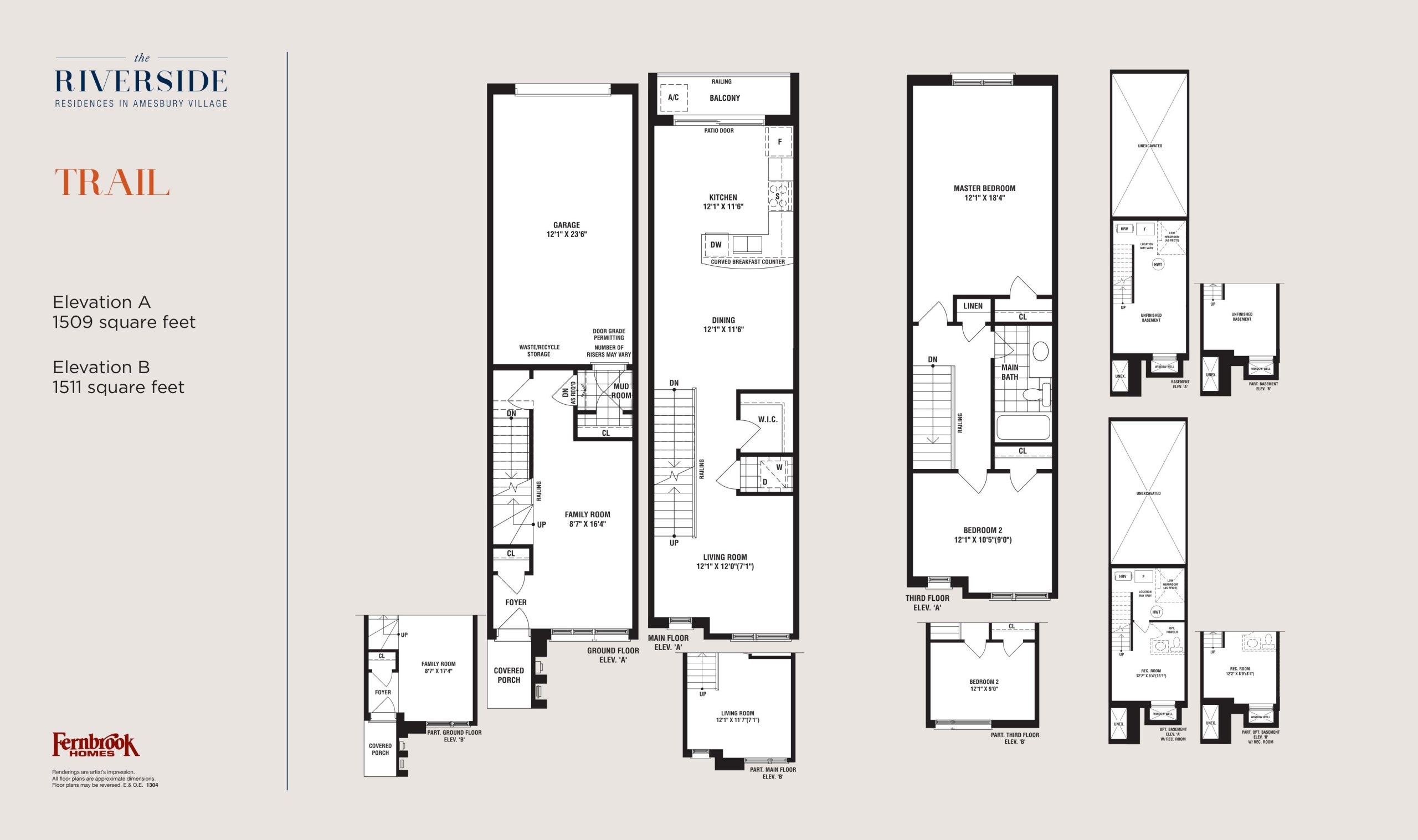 Trail floor plan