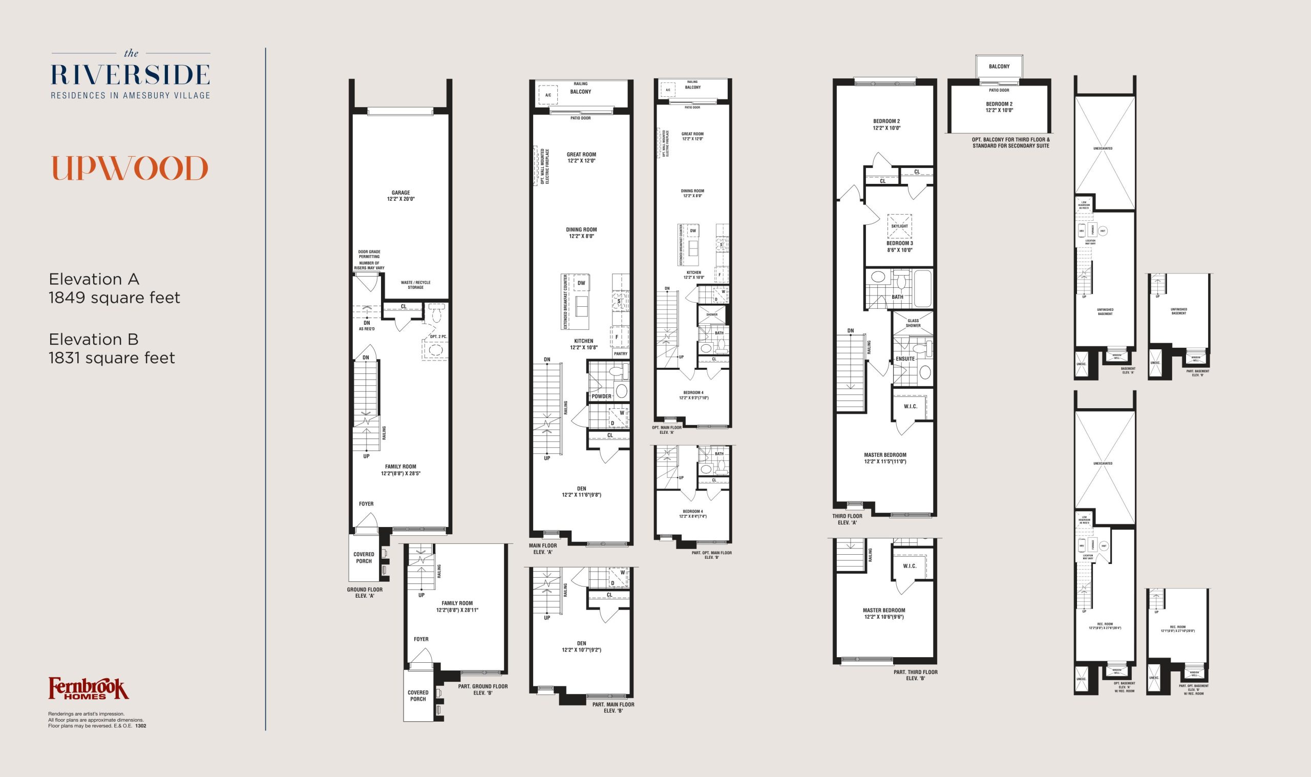 Upwood floor plan