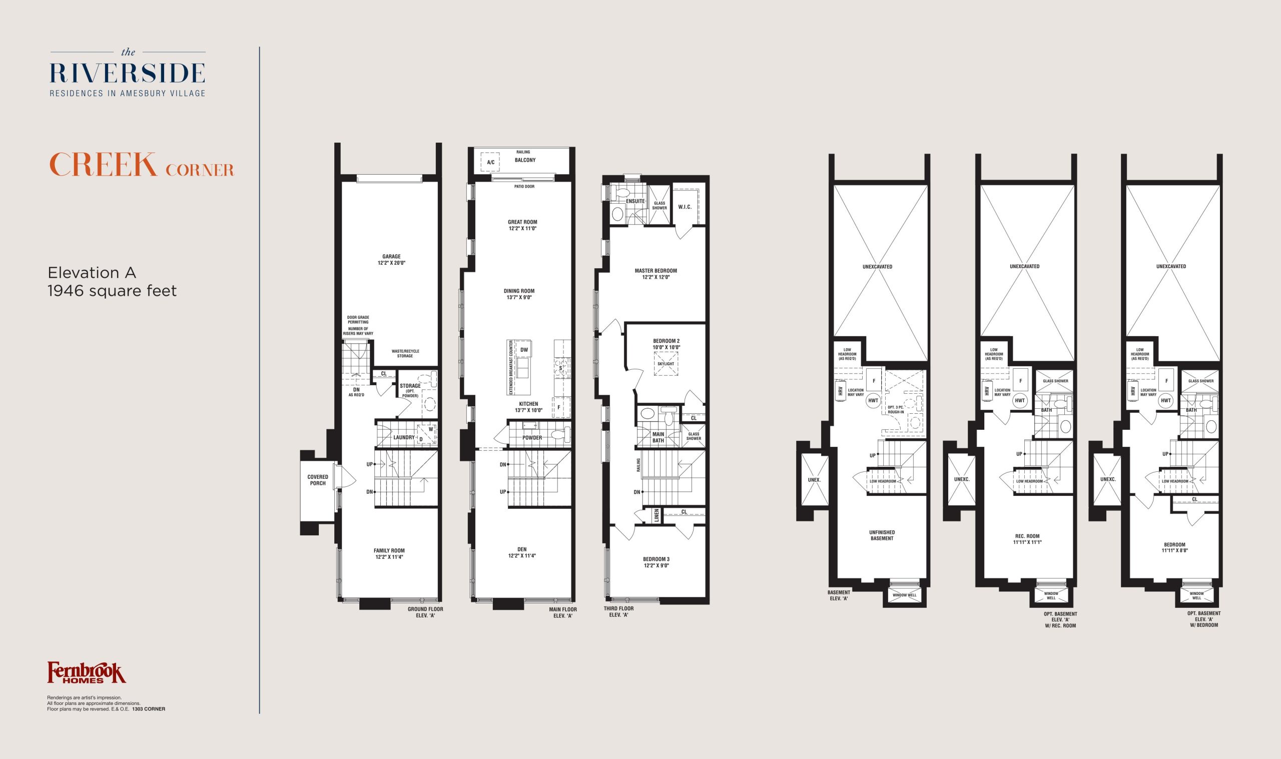 Creek - Corner floor plan