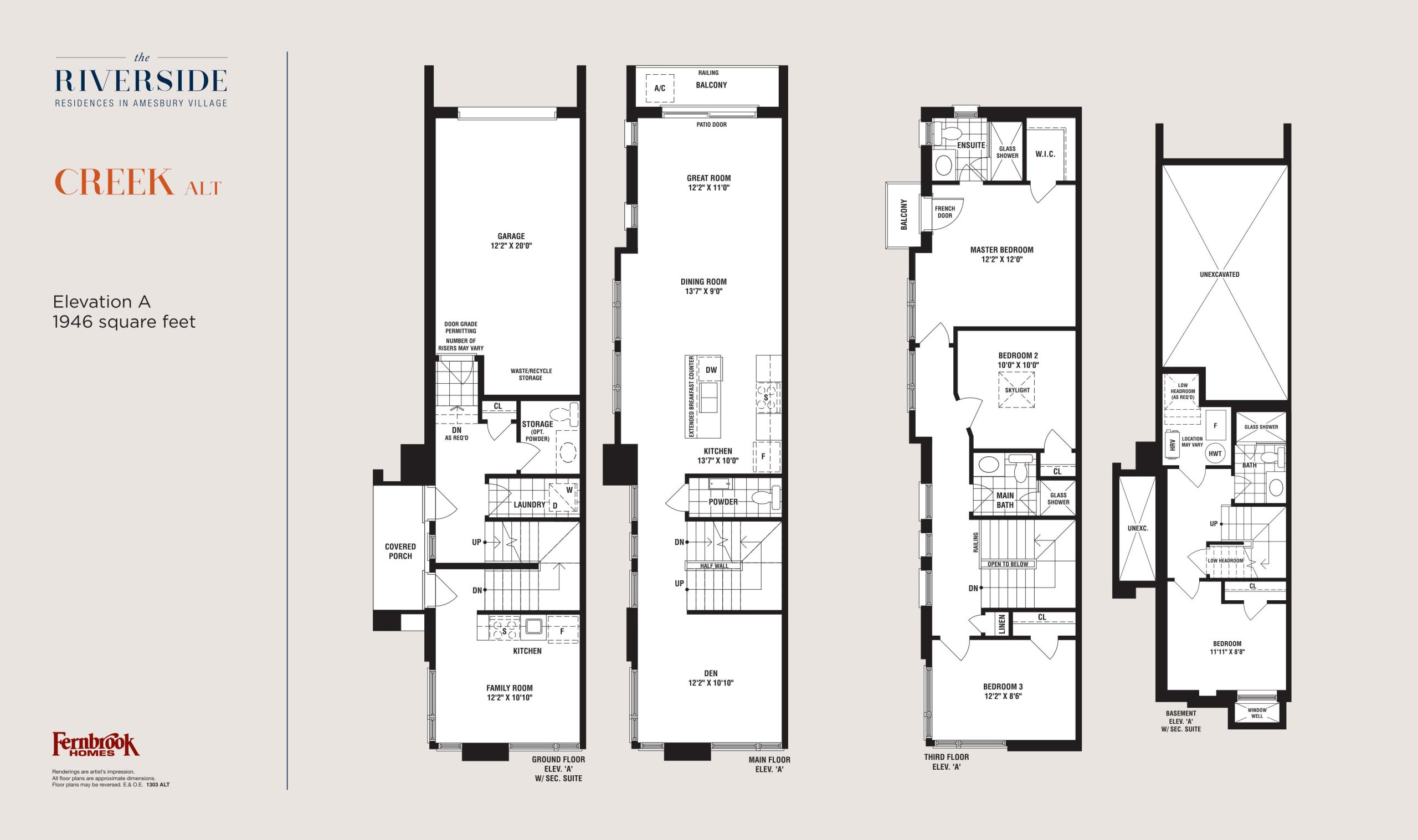 Creek - Alt floor plan