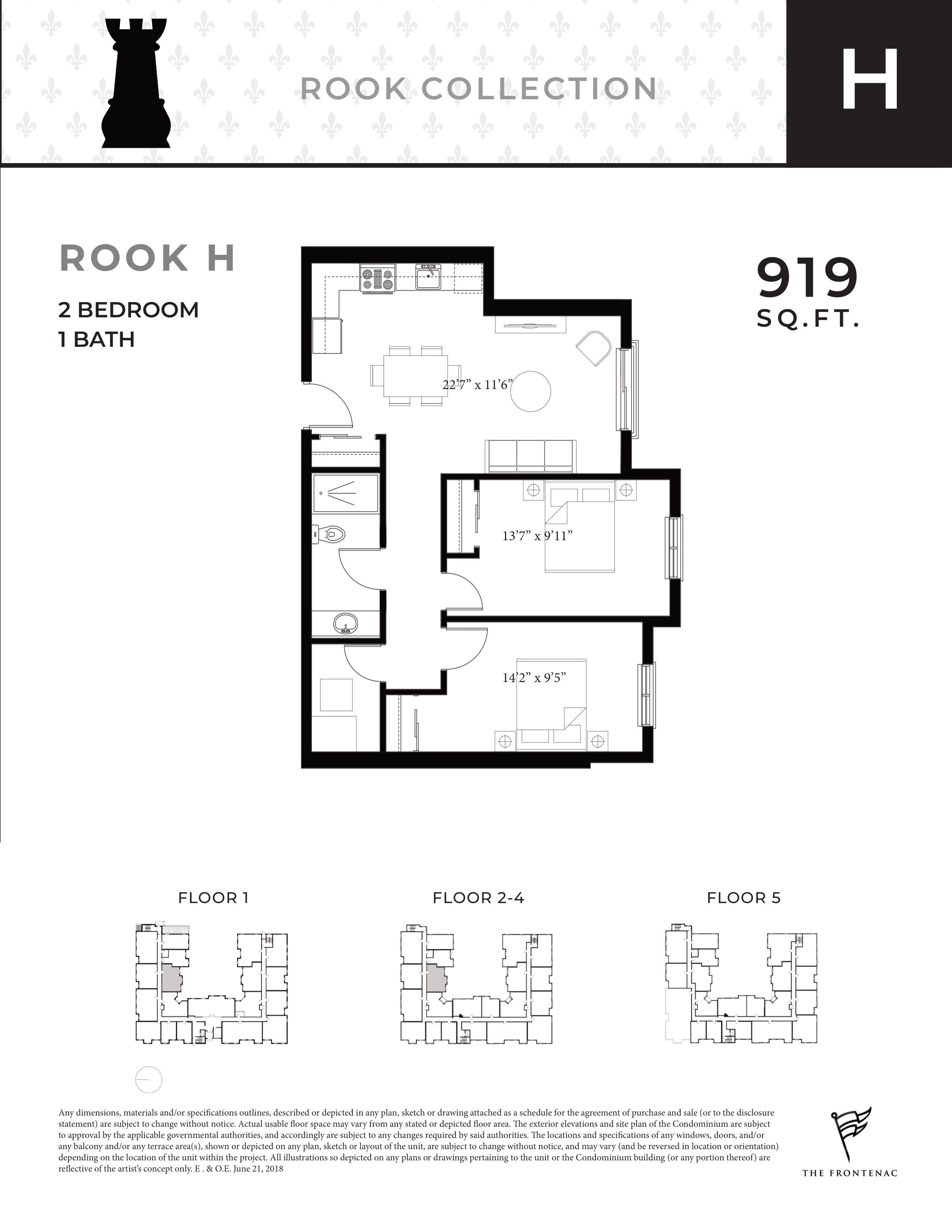 Rook H floor plan
