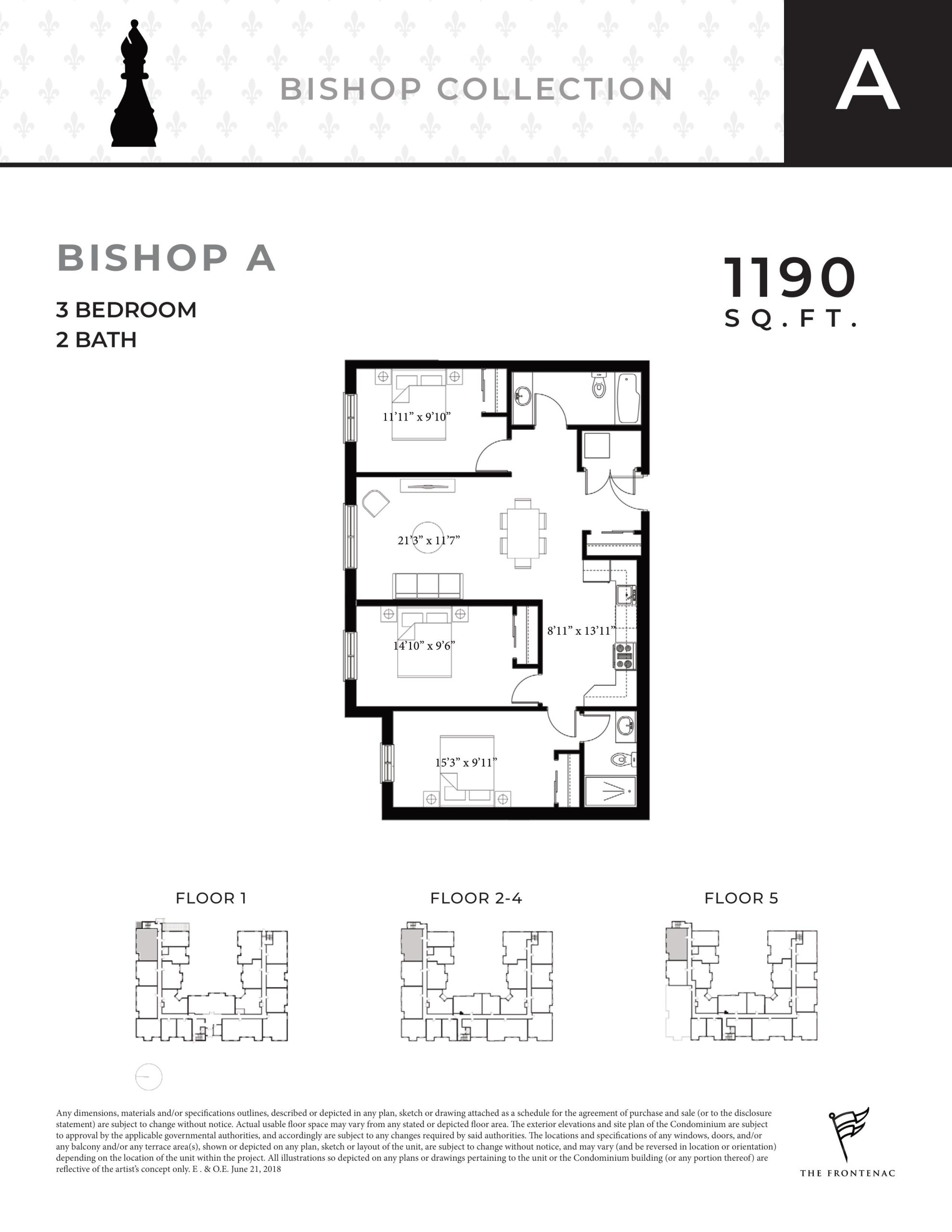 Bishop A floor plan