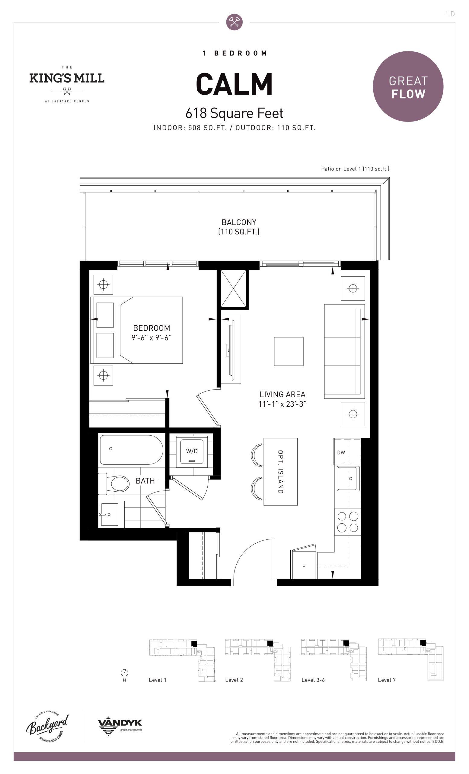 Calm floor plan