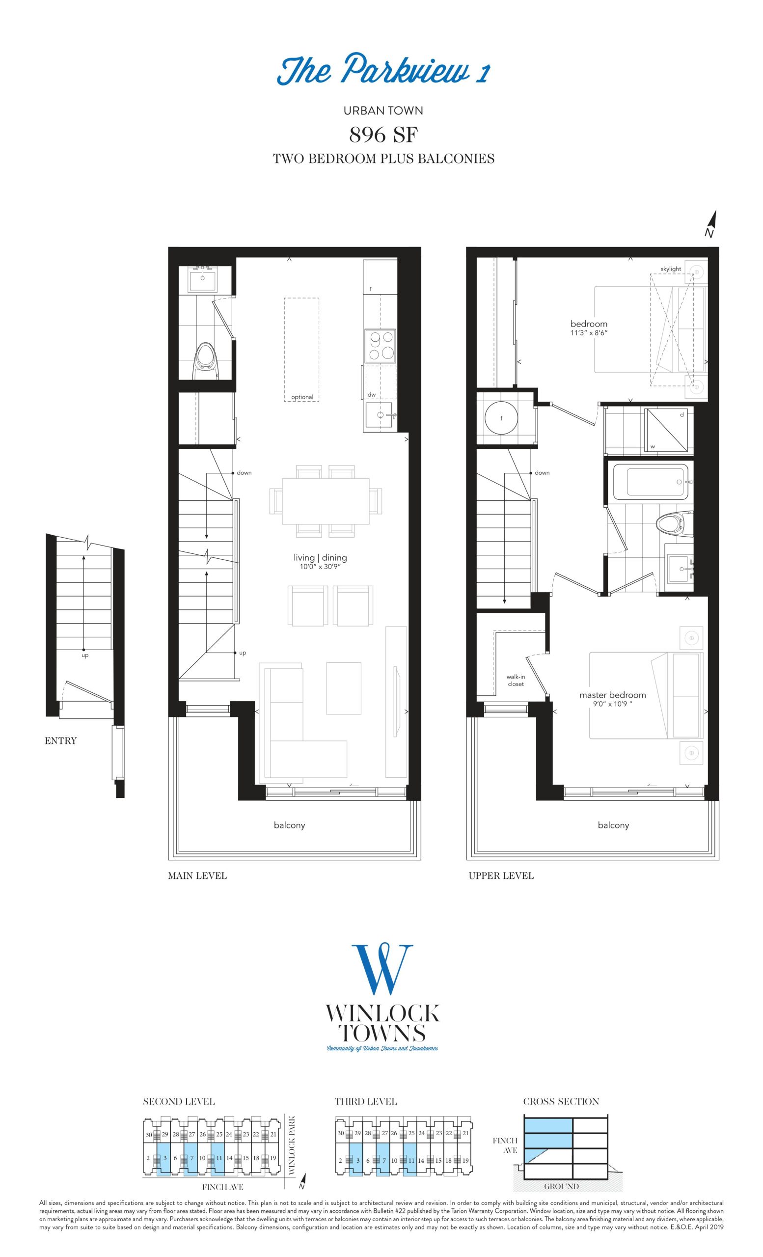 The Parkview 1 floor plan