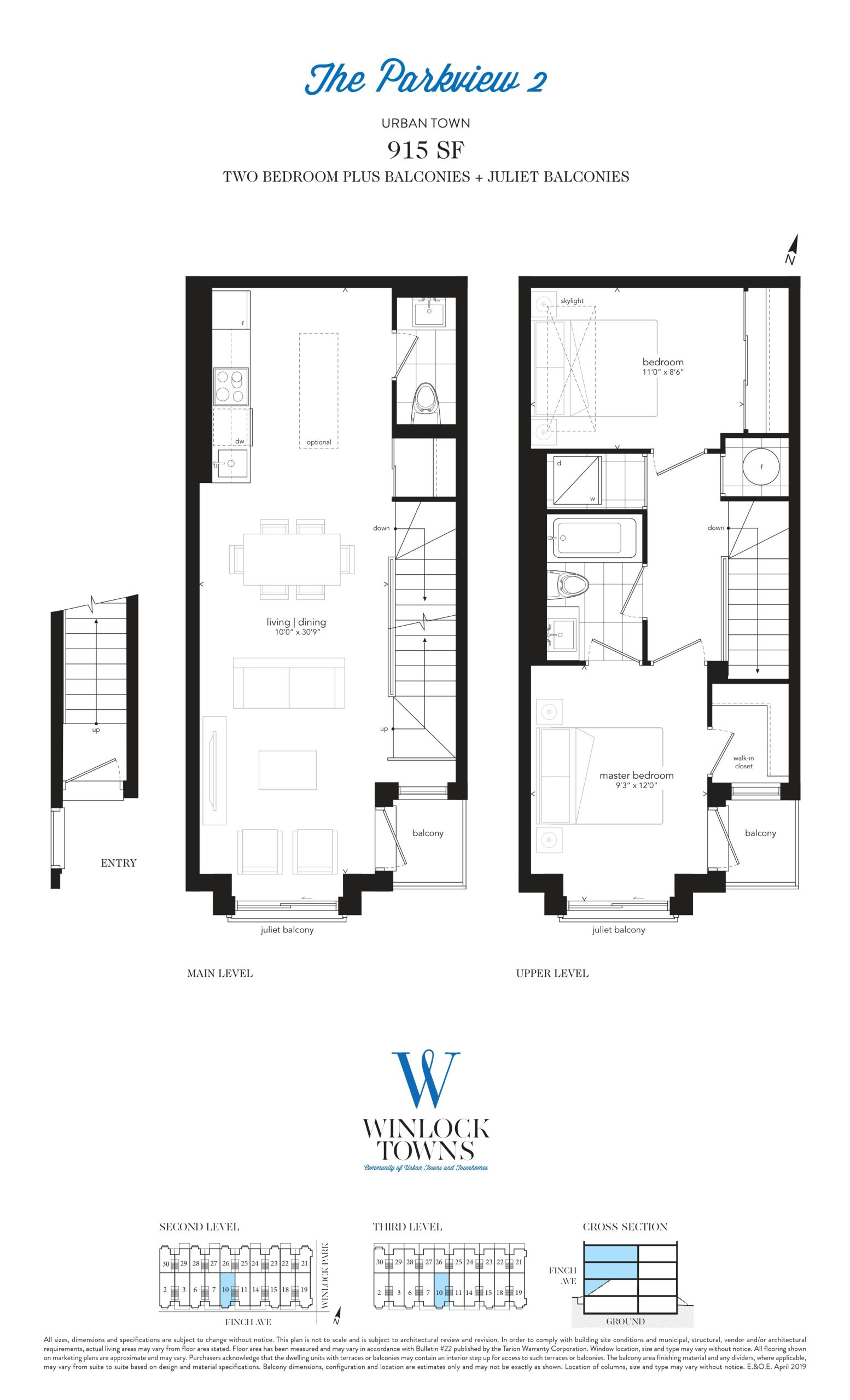 The Parkview 2 floor plan