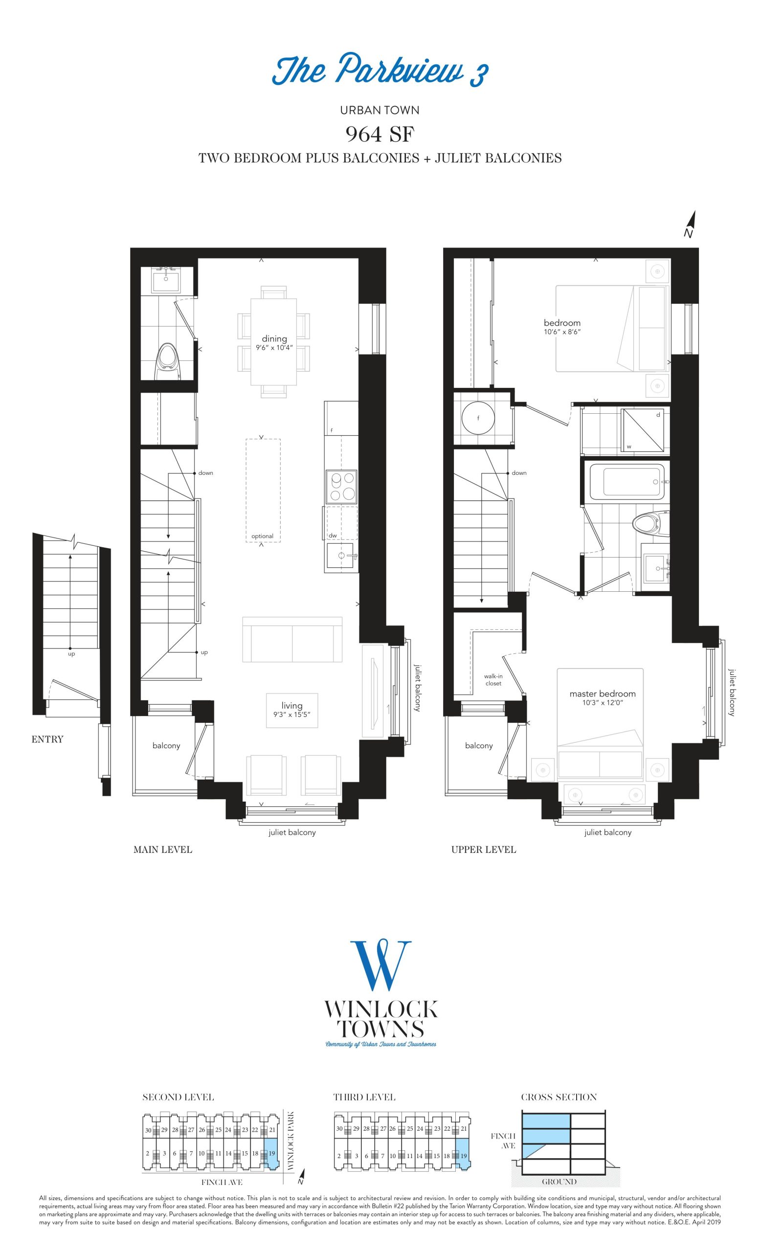 The Parkview 3 floor plan