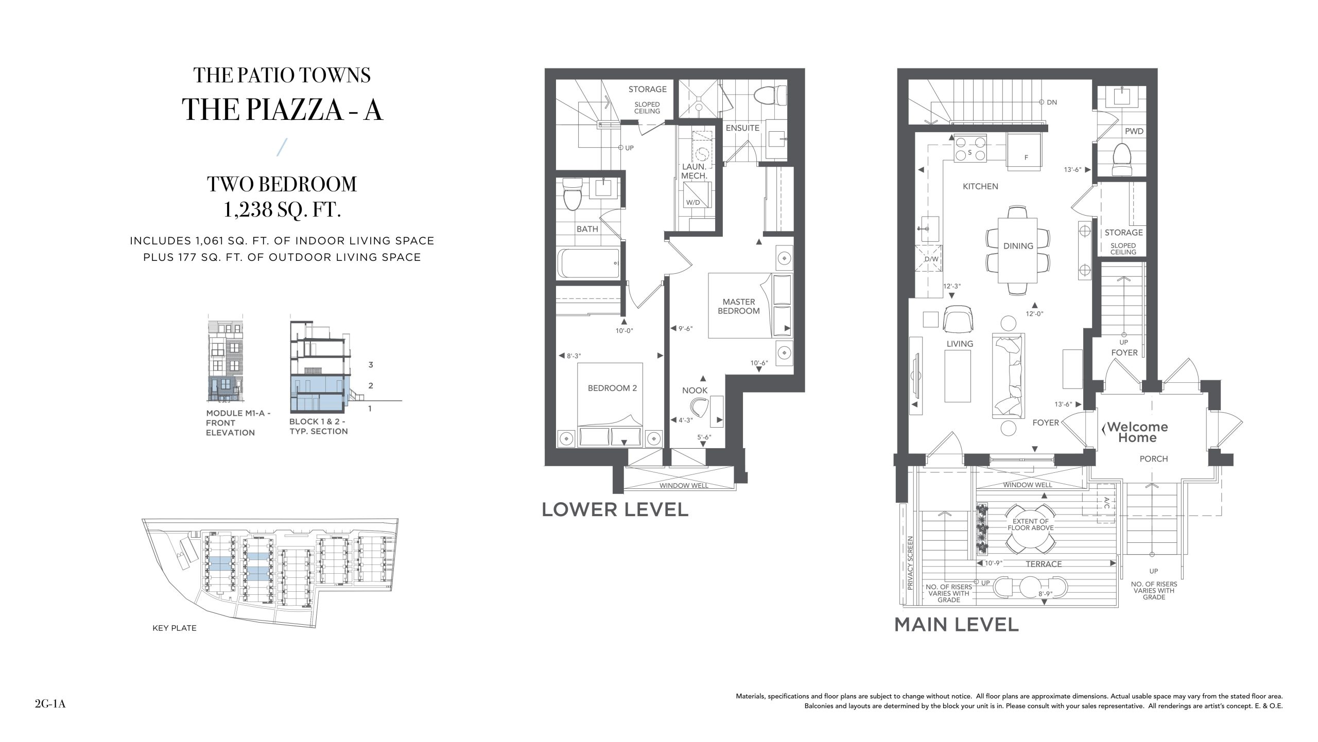 The Piazza - A floor plan