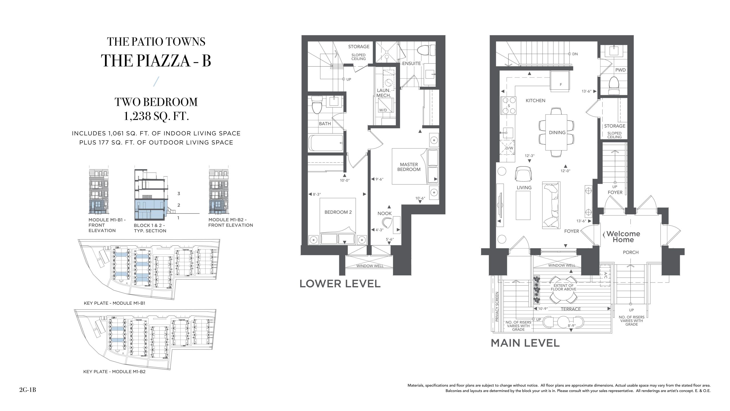 The Piazza - B floor plan