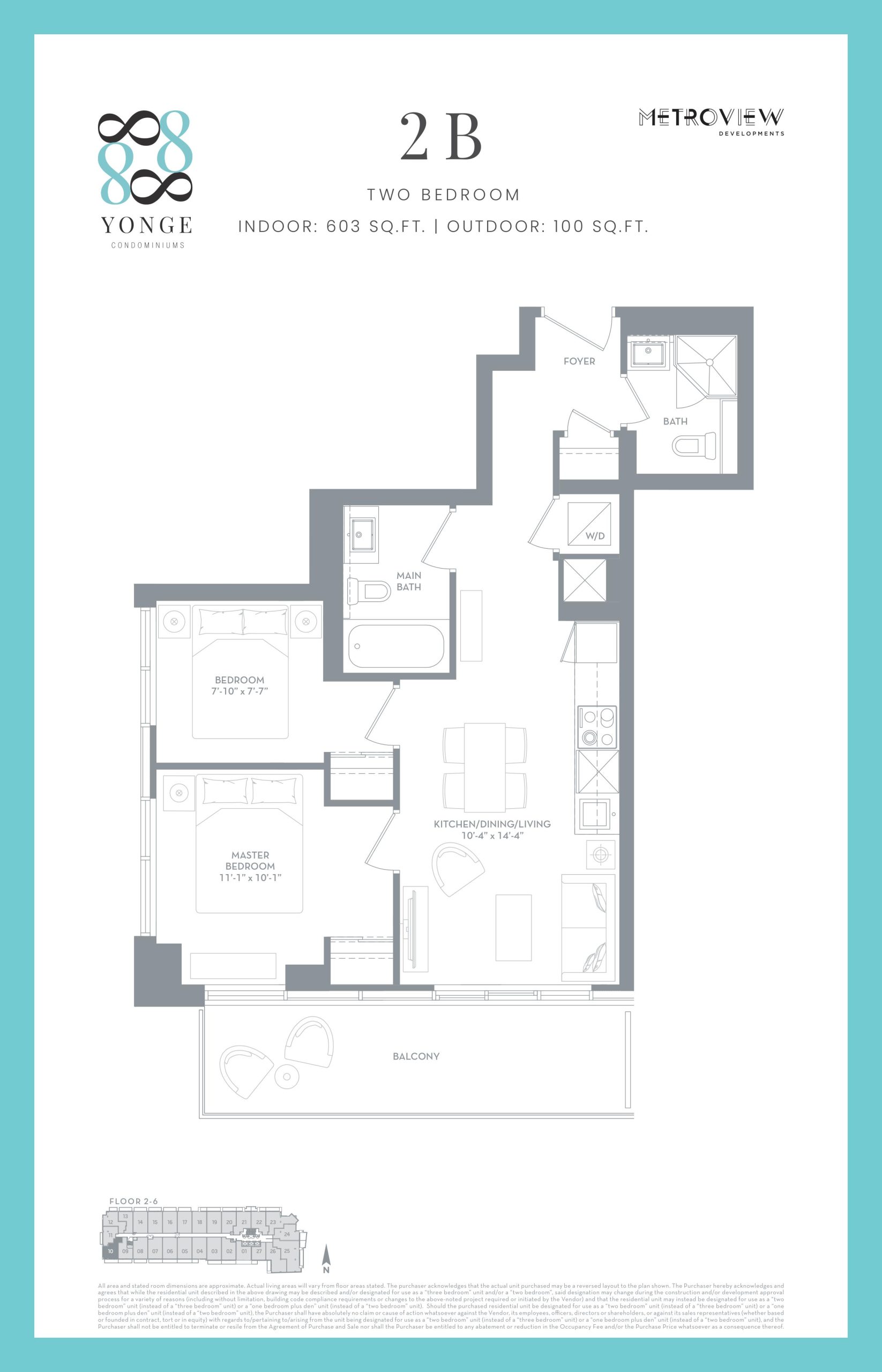 2B floor plan