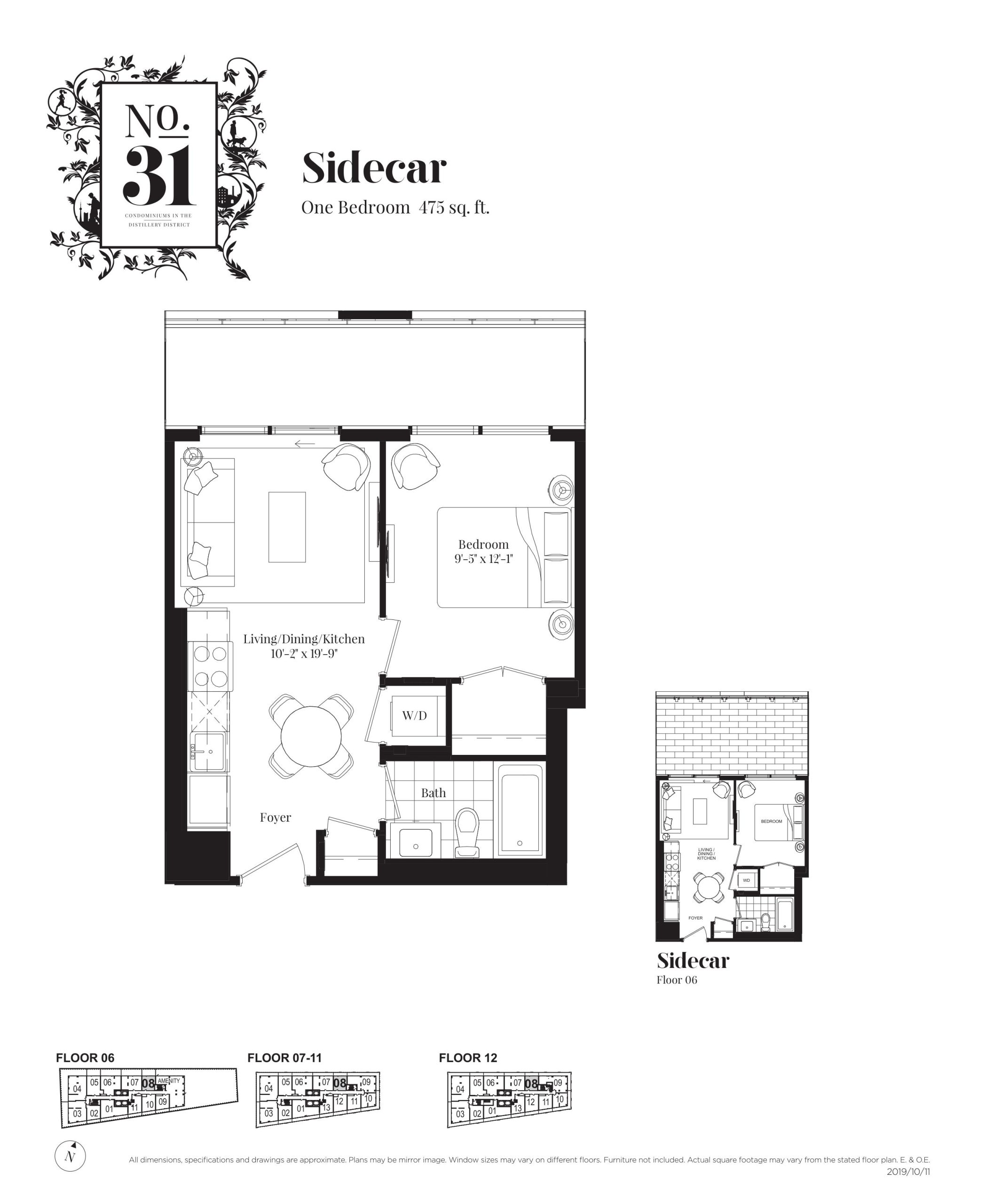 Sidecar floor plan