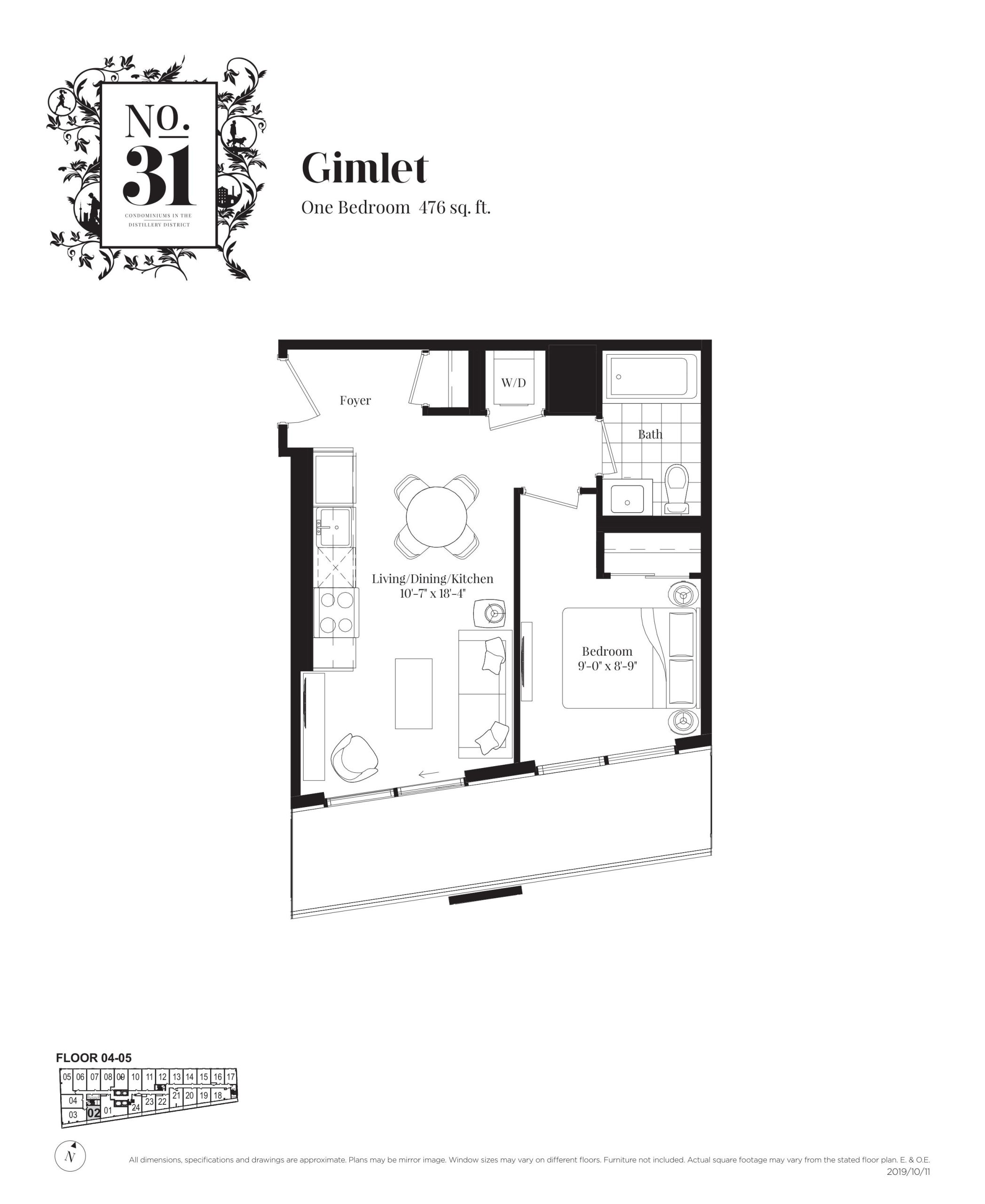 Gimlet floor plan