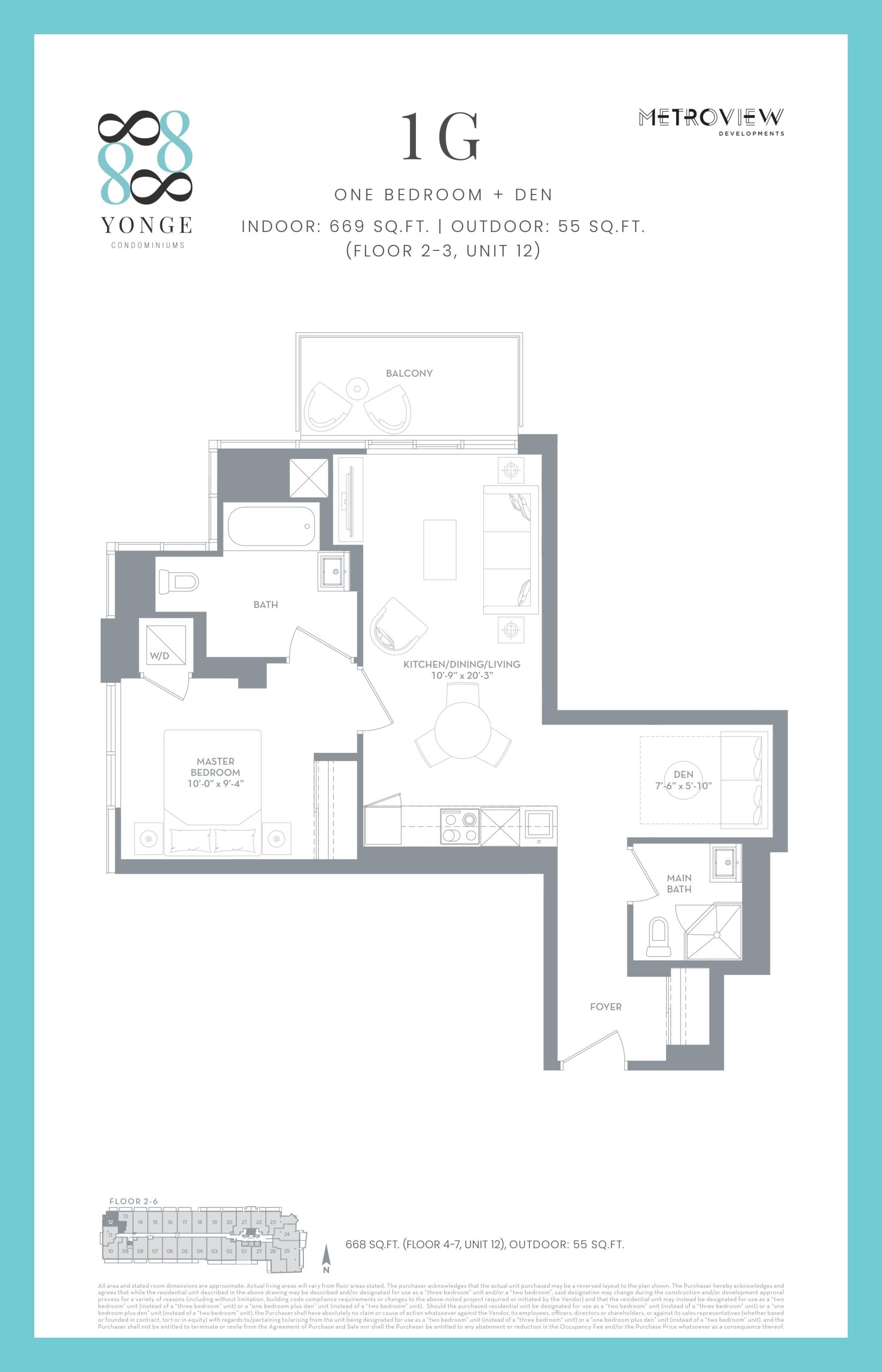 1G floor plan