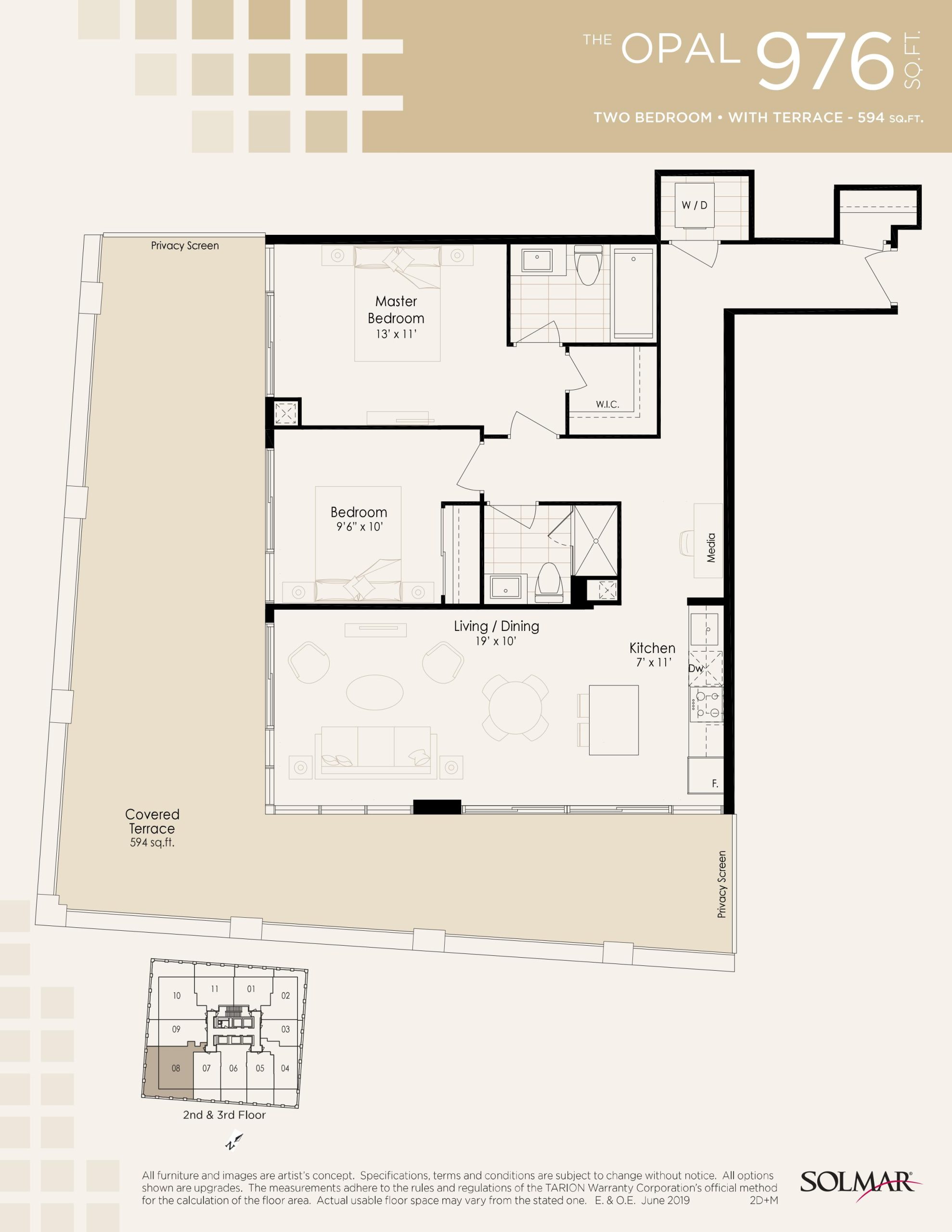 The Opal floor plan