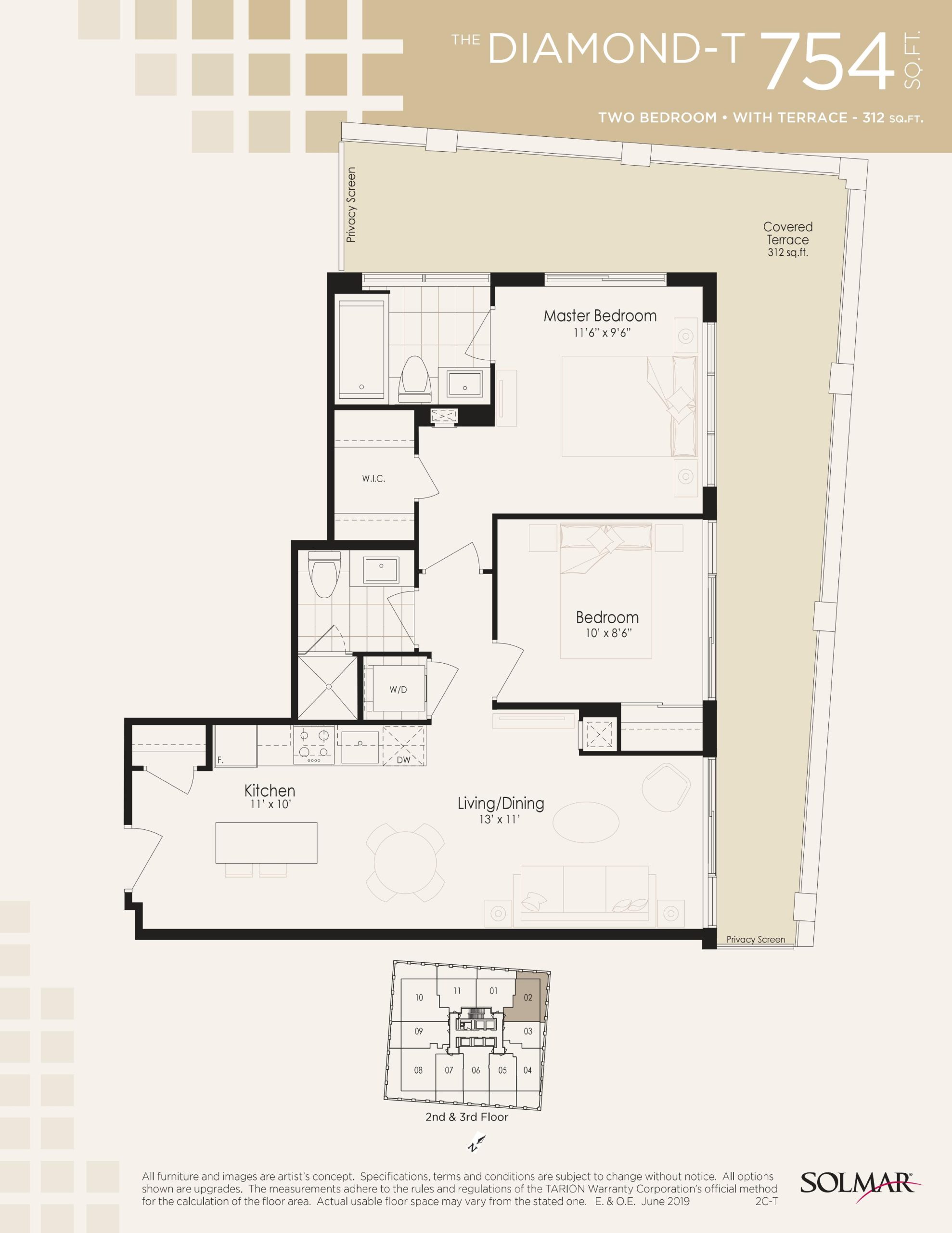 The Diamond-T floor plan