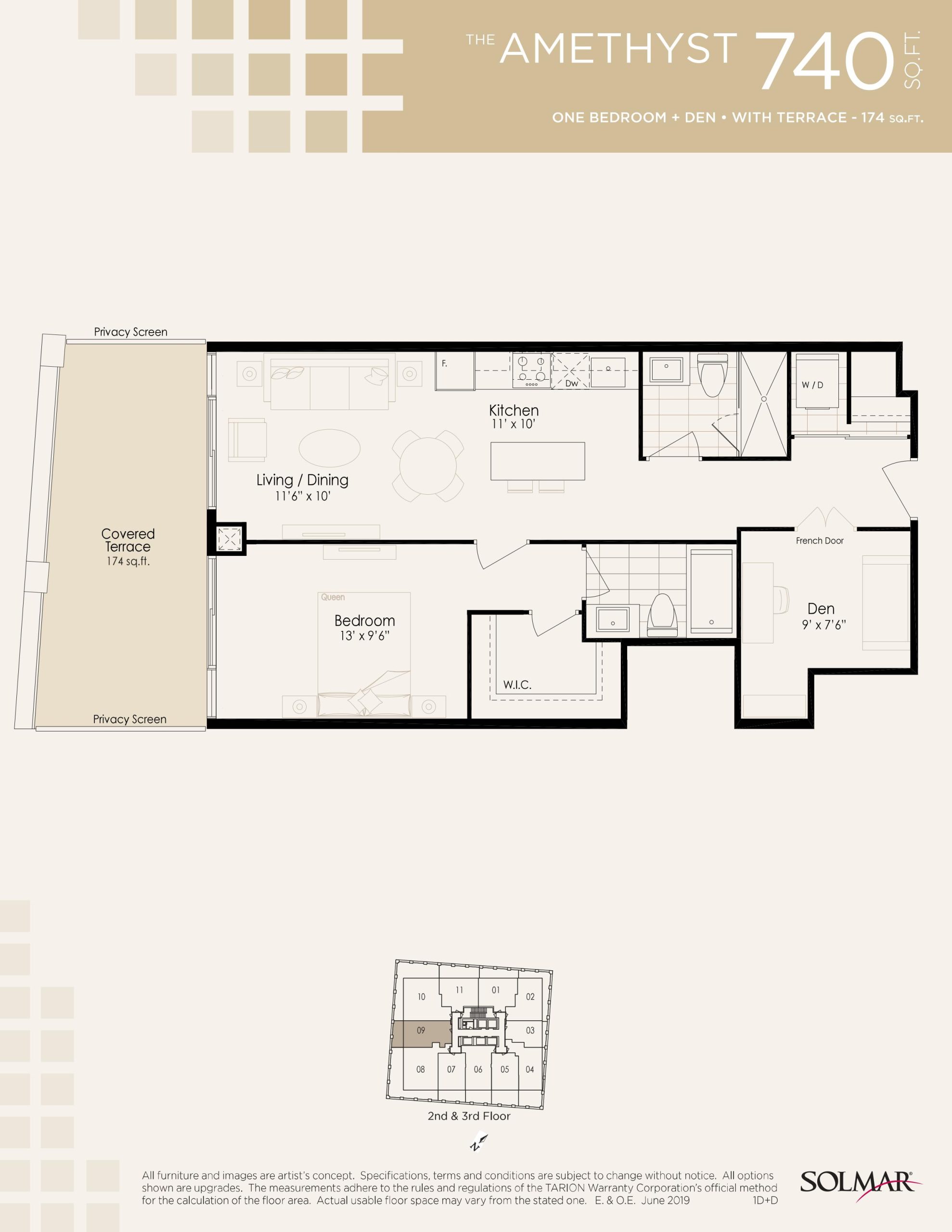 The Amethyst floor plan