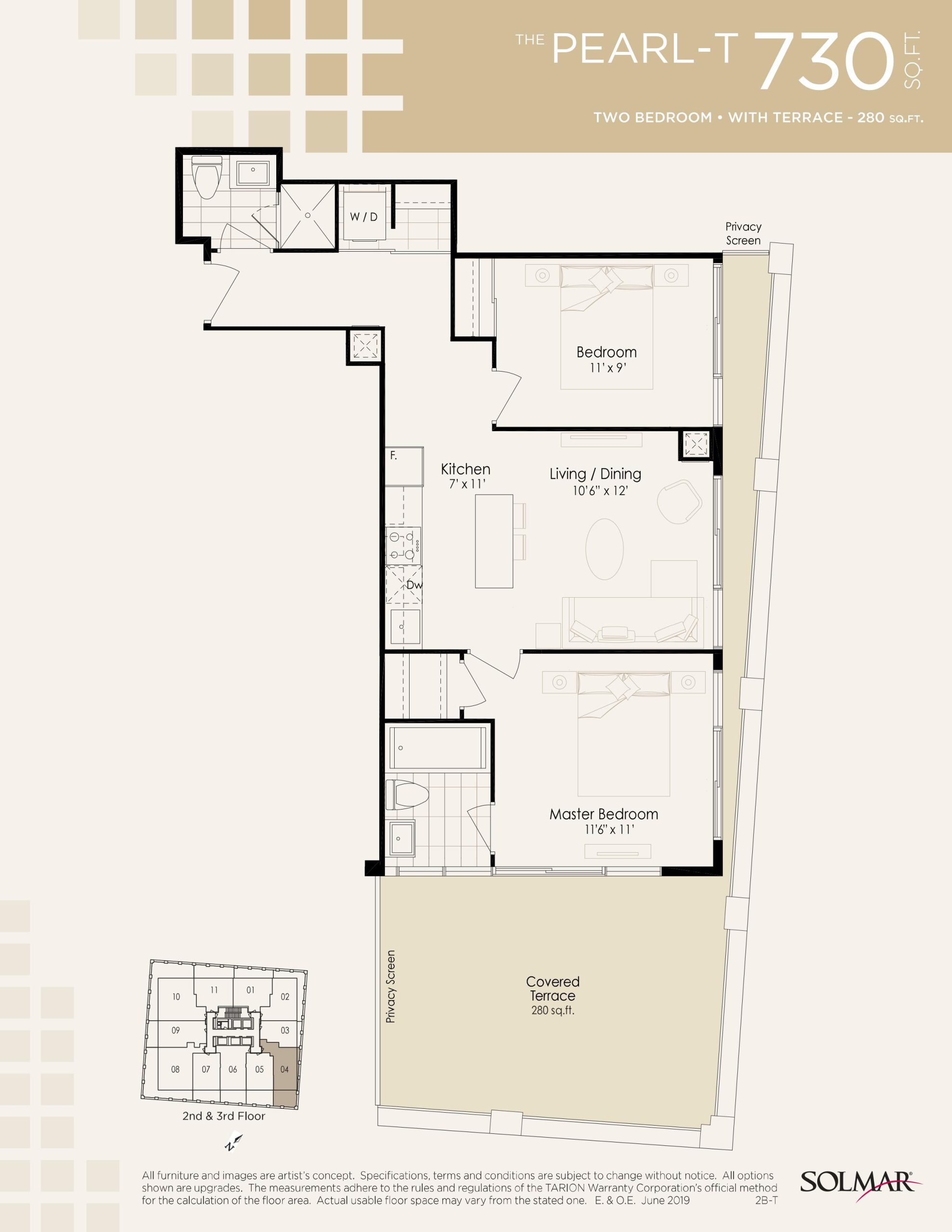 The Pearl-T floor plan