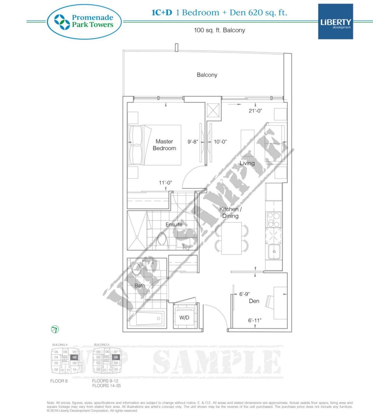 1C+D floor plan