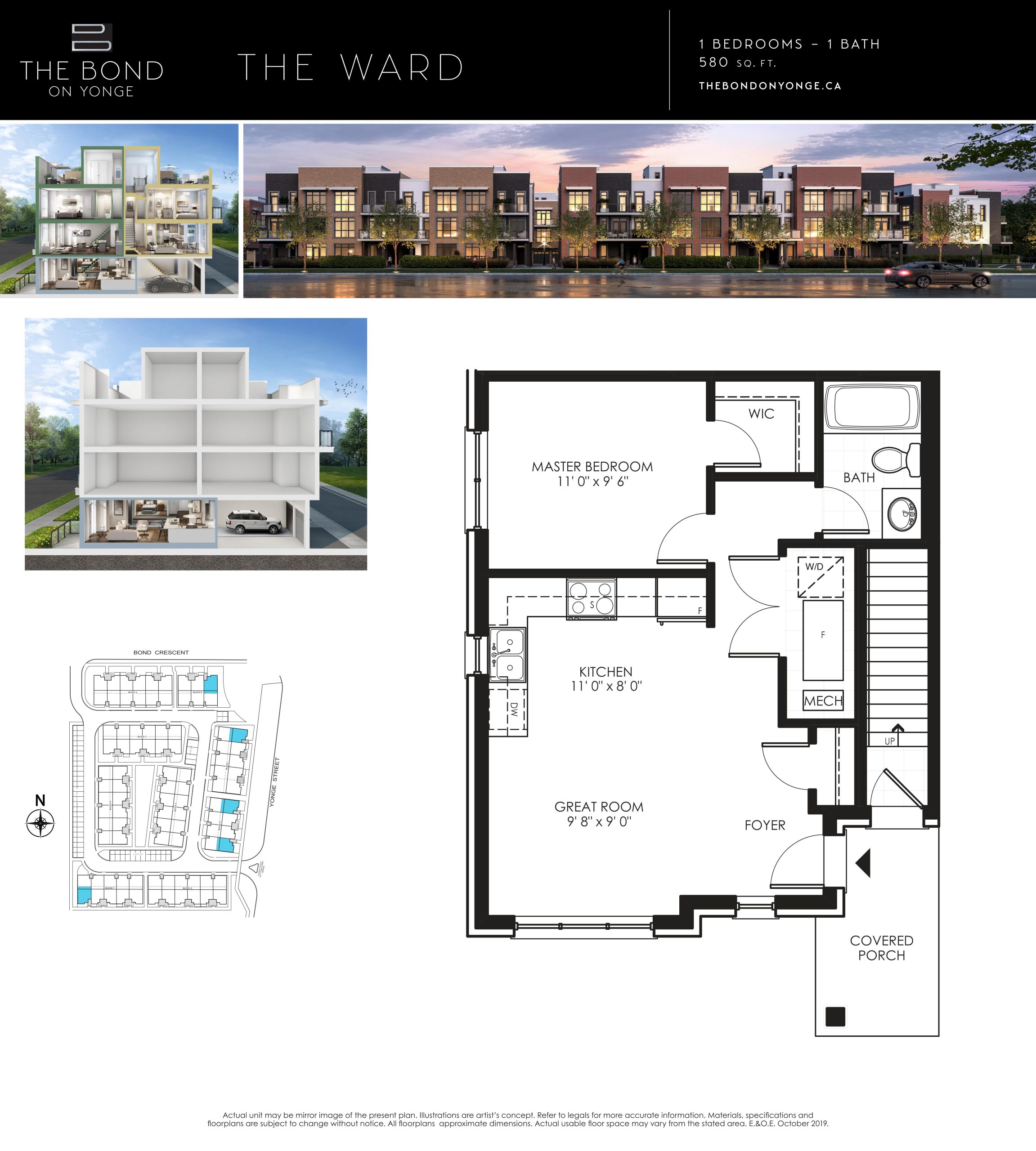 The Ward floor plan